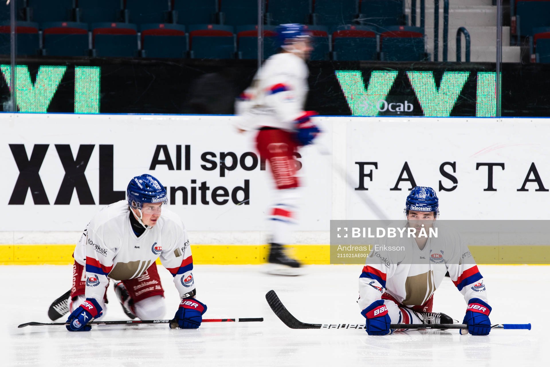 Oskarshamns Lukas Pilö och David Quenneville