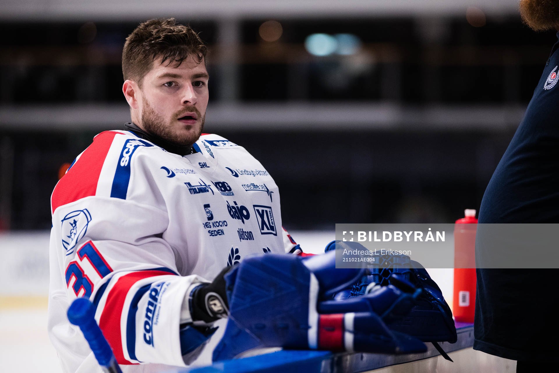 Oskarshamns målvakt Tim Juel
