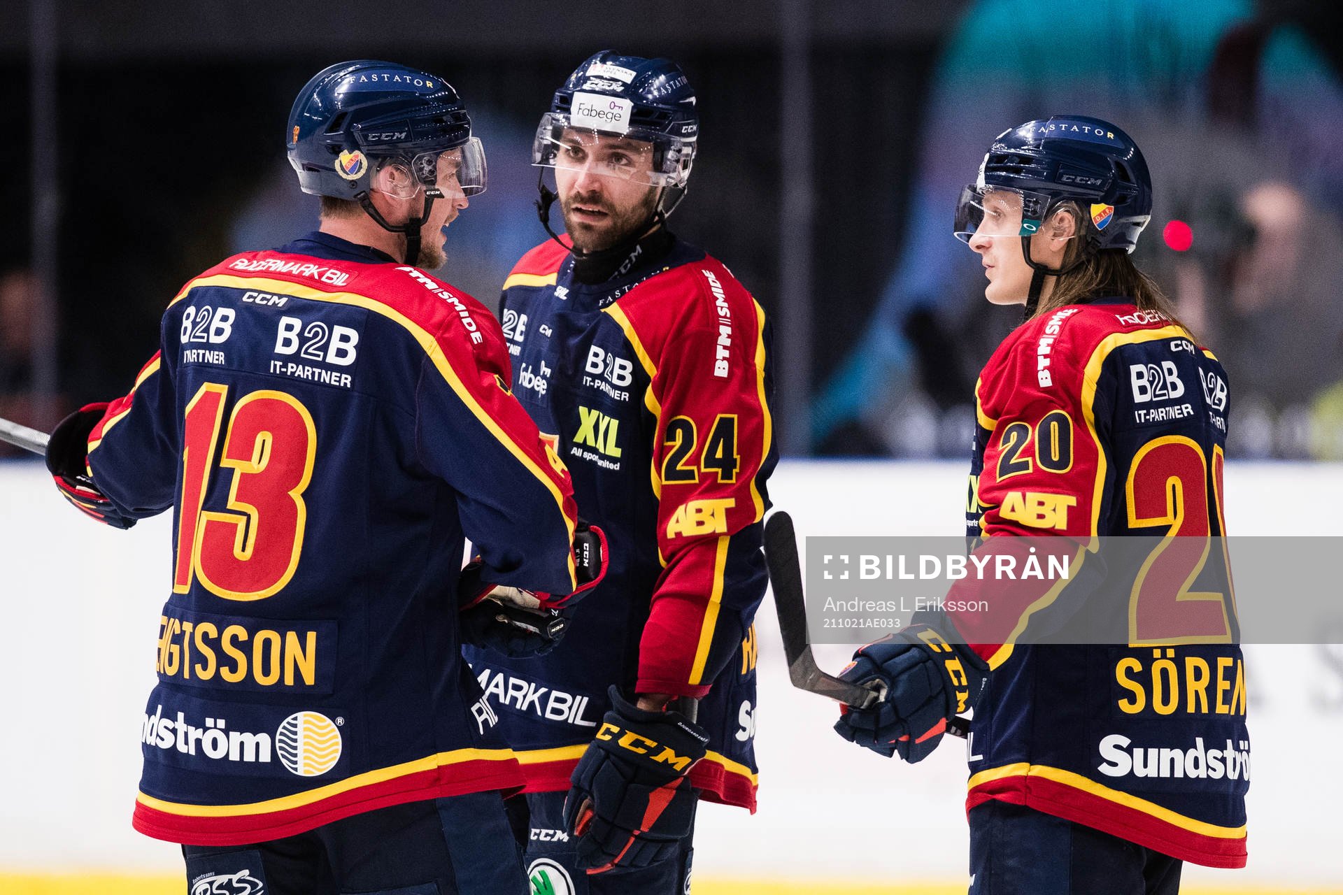 Djurgårdens Rasmus Bengtsson, Ludvig Rensfeldt och Marcus