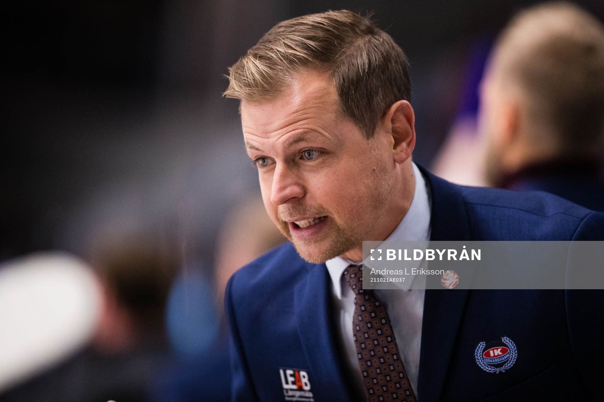 Oskarshamns tränare Martin Filander