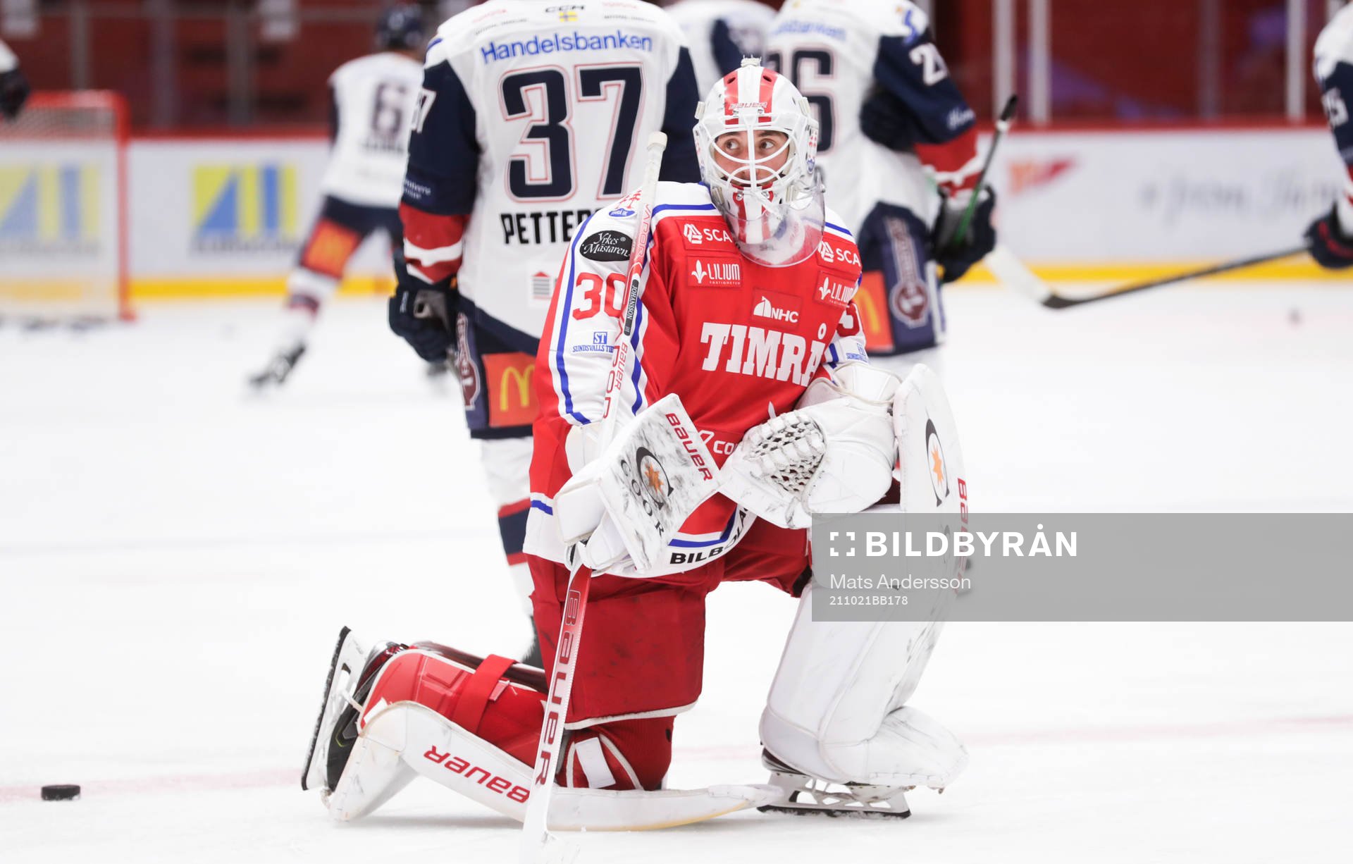 Timrås målvakt Jacob Johansson