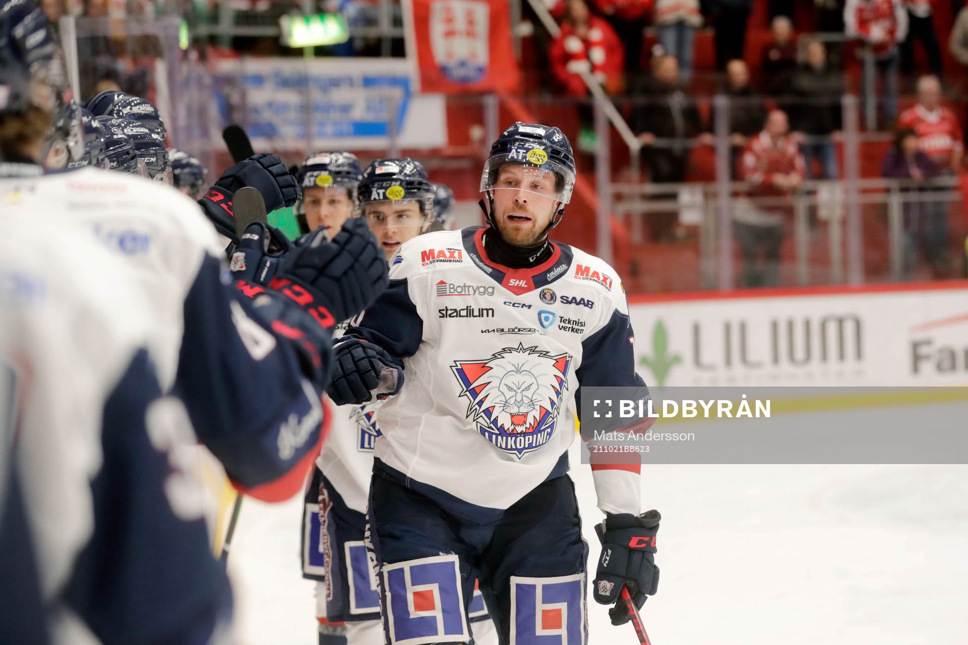 Linköpings Alexander Johansson jublar