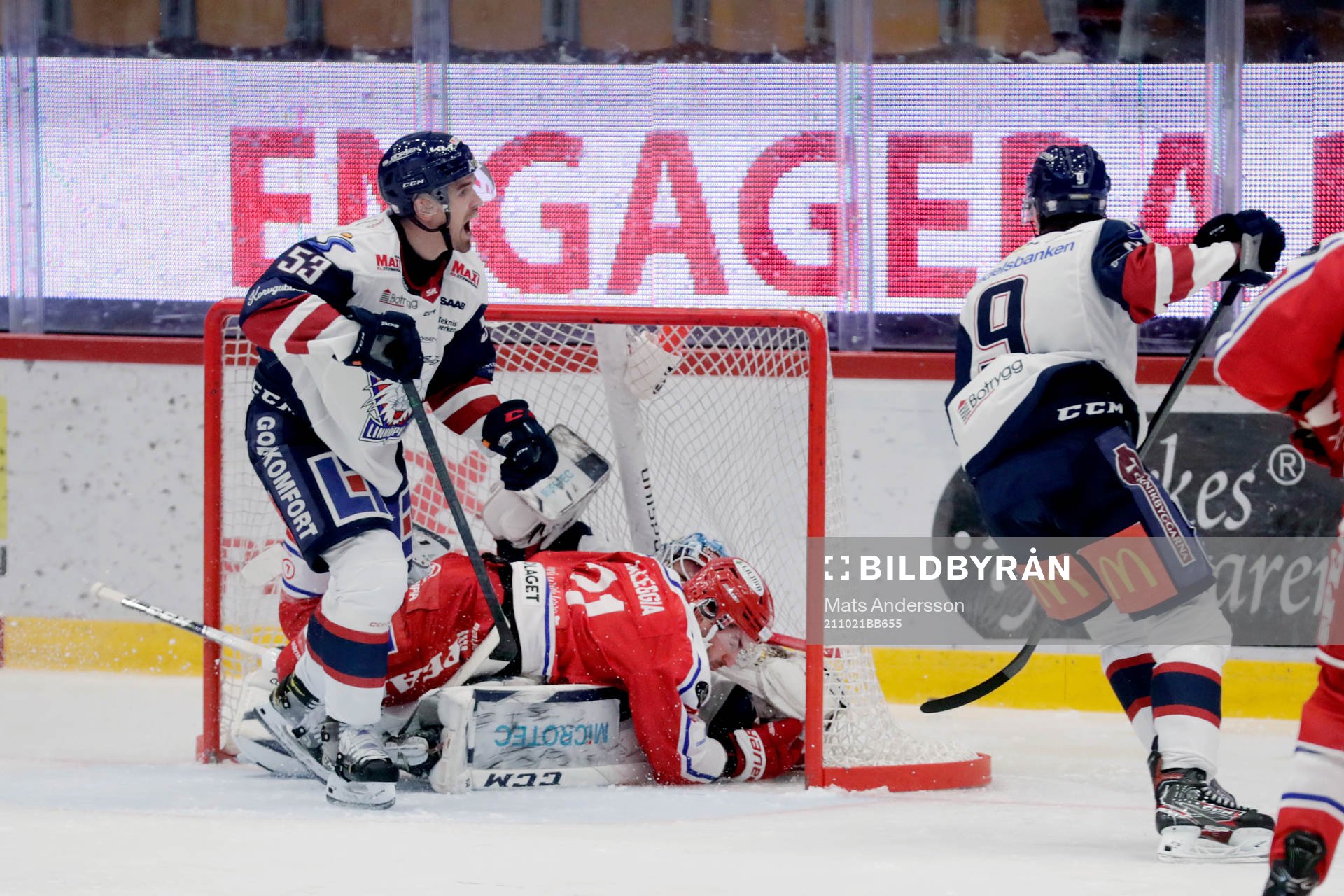 Timrås Joey LaLeggia och Linköpings Eddie Larsson