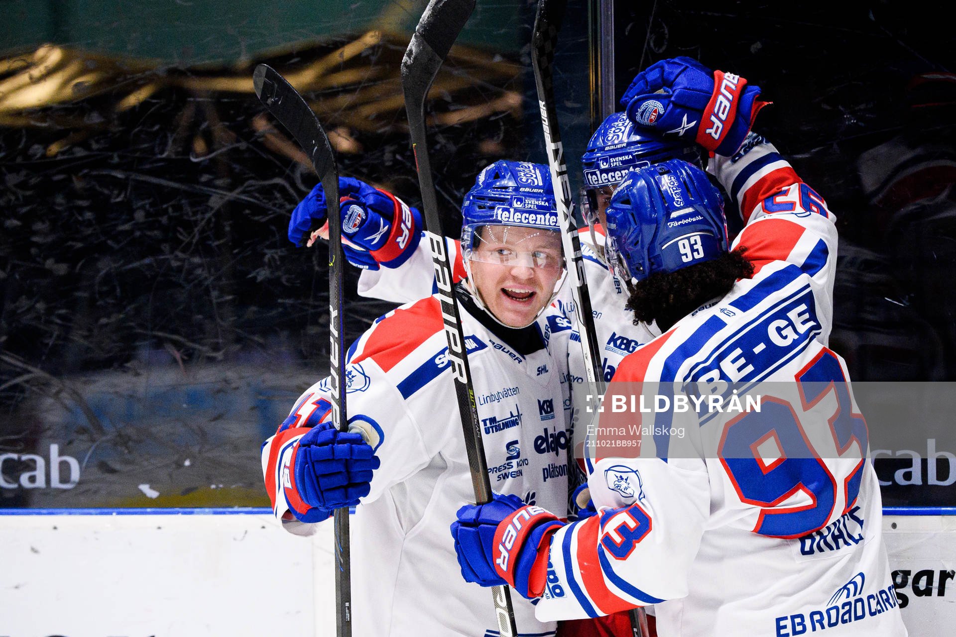 Oskarshamns Johan Johnsson, John Dahlström och Cameron