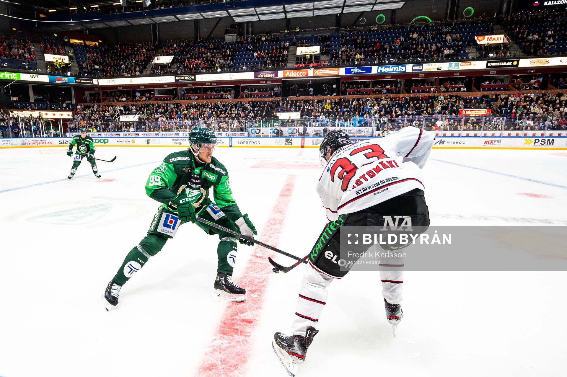 Färjestads Jacob de la Rose och Örebros Christopher