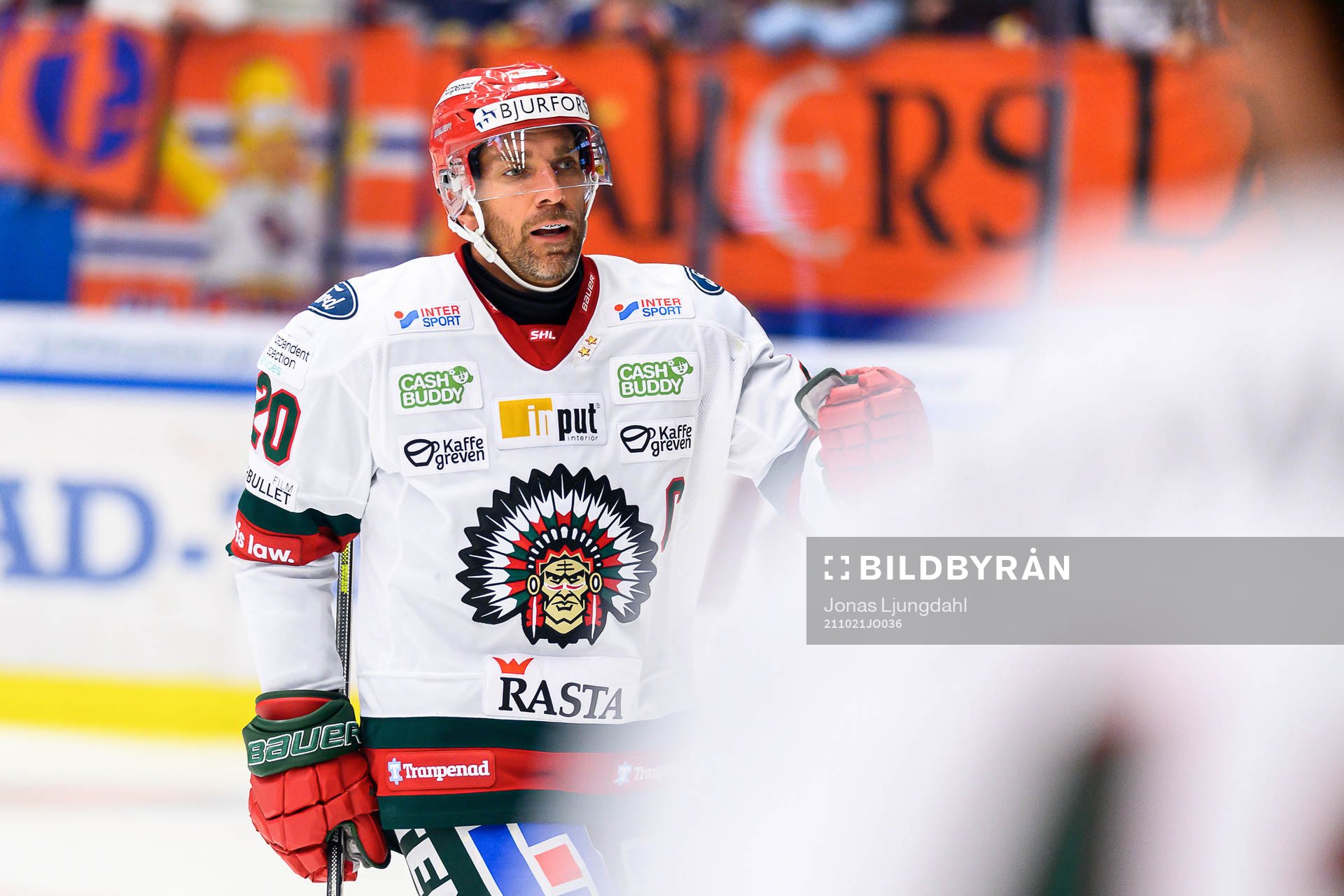 Frölundas Joel Lundqvist jublar
