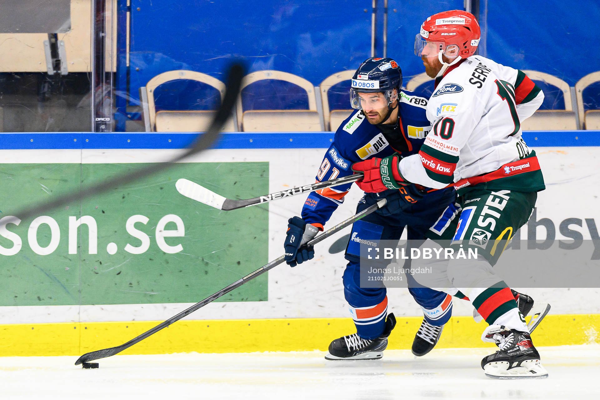 Växjös Andrew Calof och Frölundas Jens Olsson