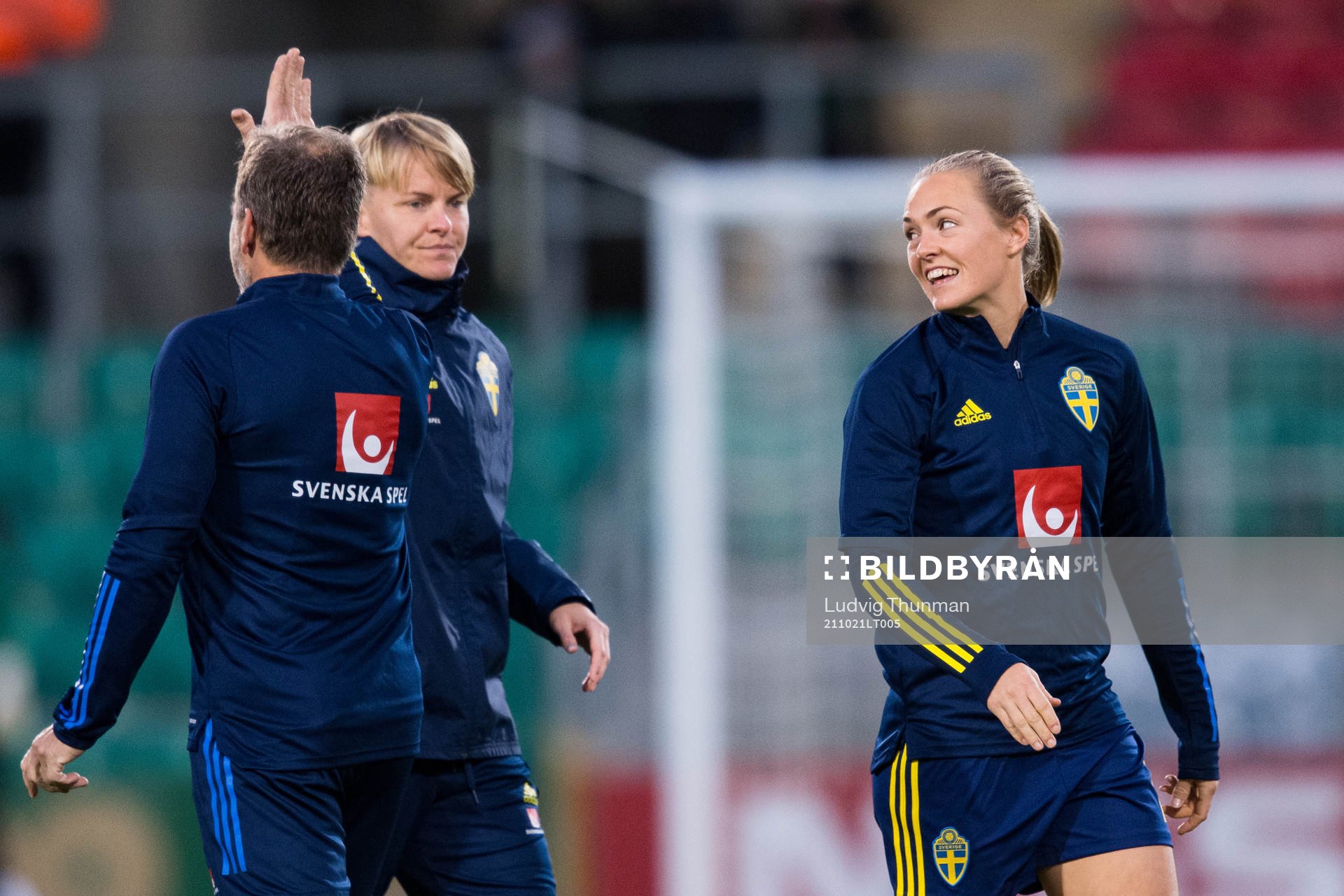 Nilla Fischer and Magdalena Eriksson of Sweden