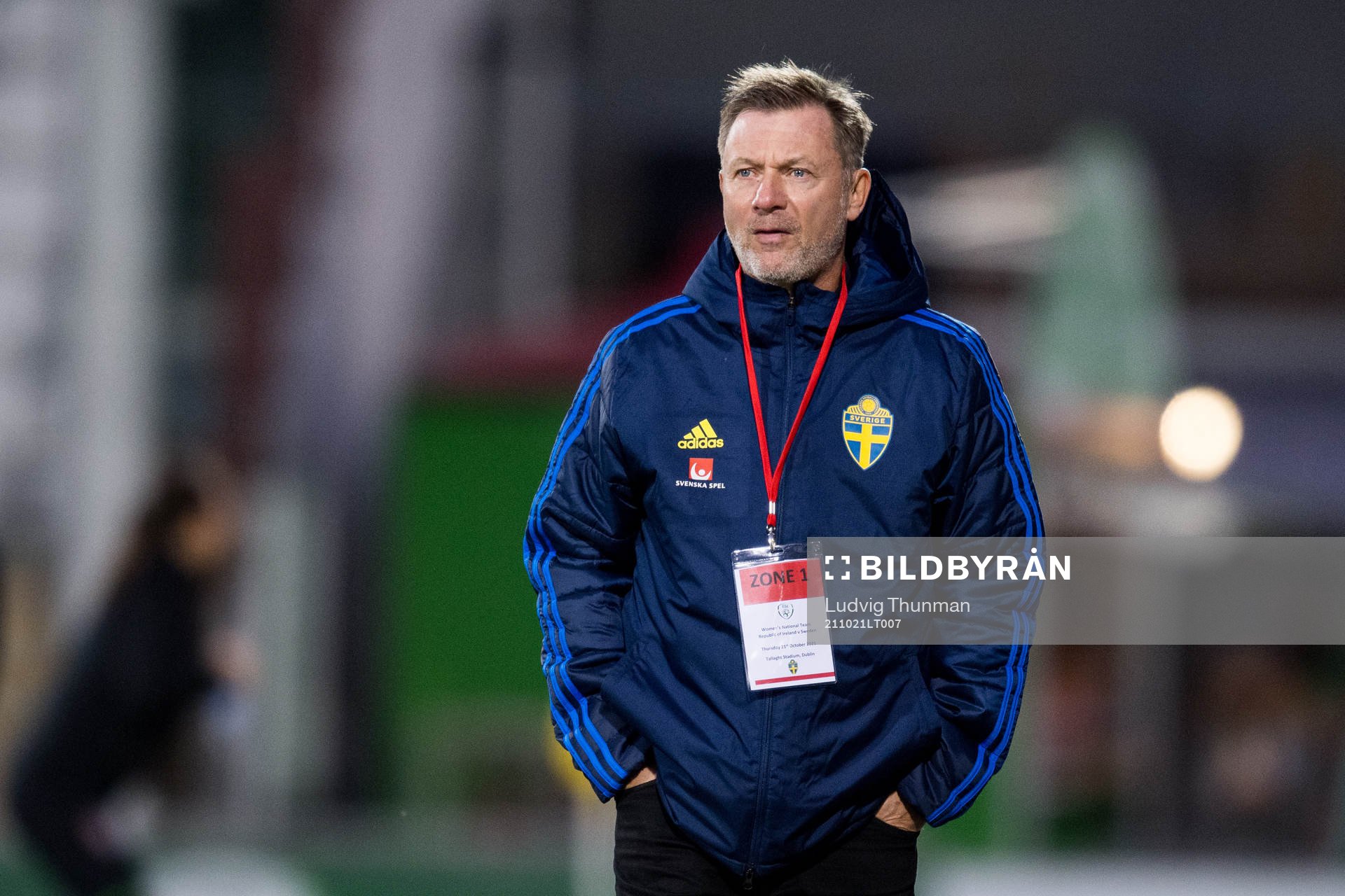 Peter Gerhardsson, head coach of Sweden prior to the FIFA