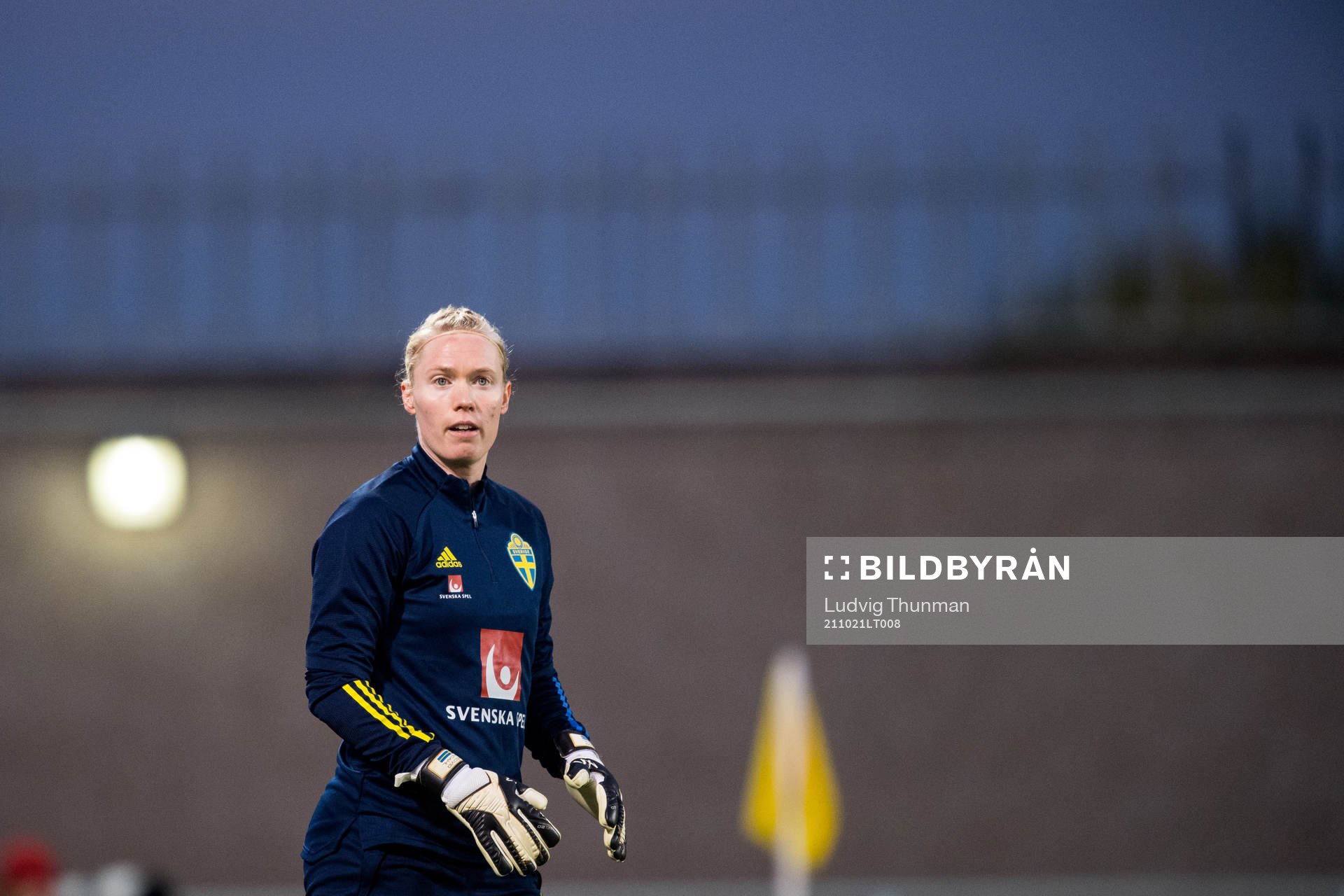 Goalkeeper Hedvig Lindahl of Sweden
