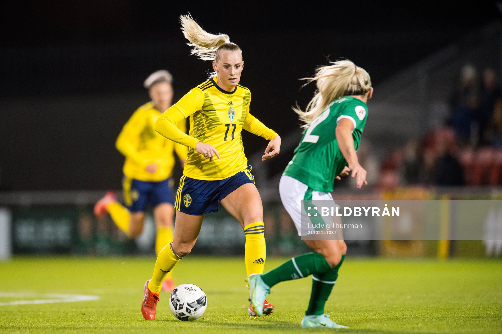 Stina Blackstenius of Sweden