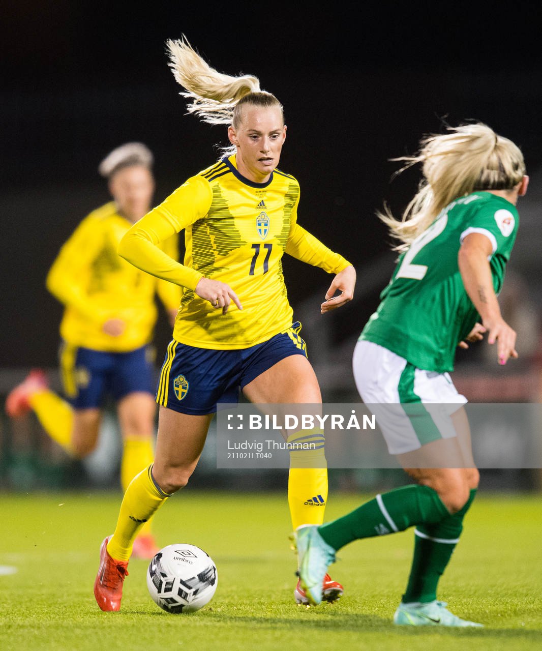 Stina Blackstenius of Sweden