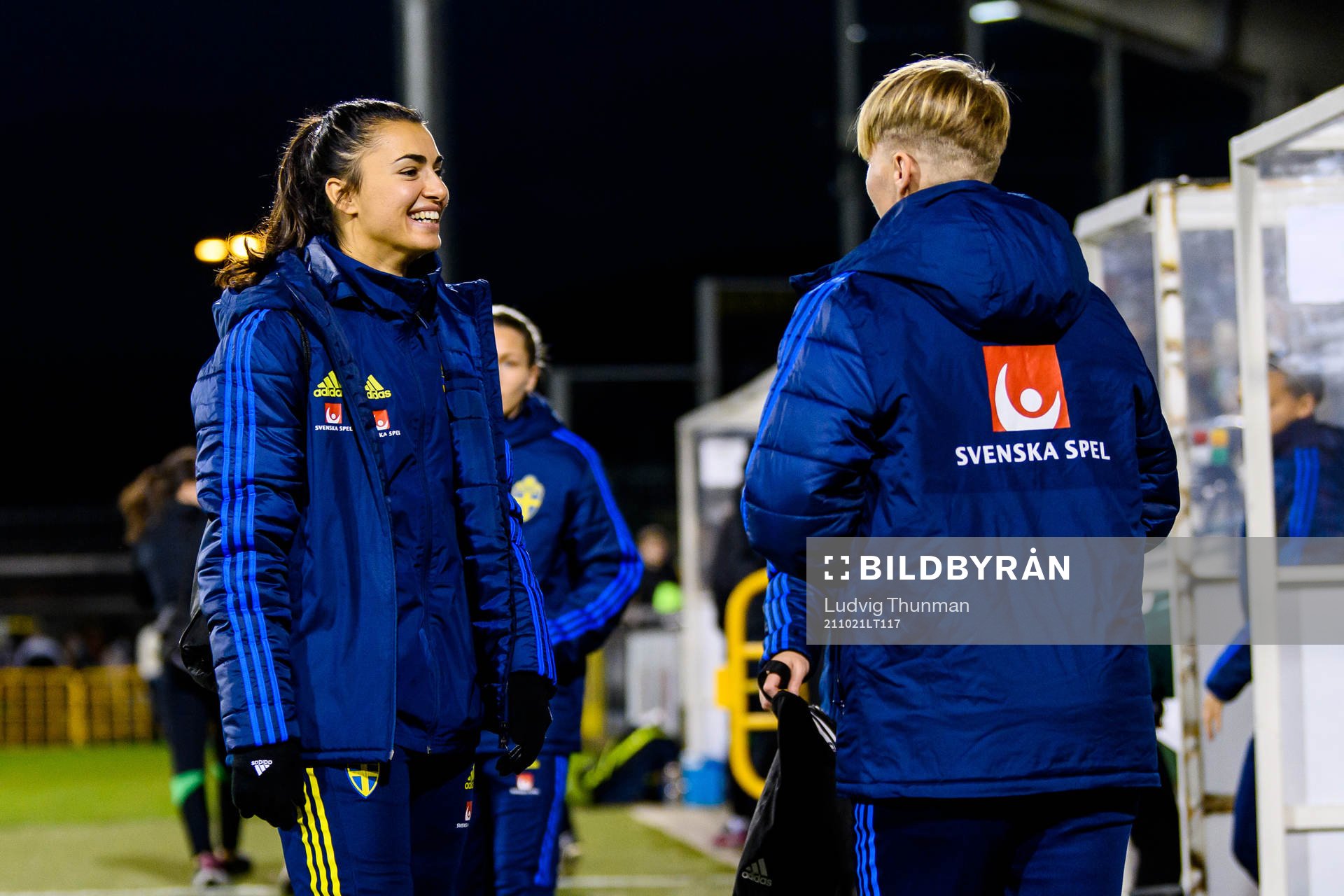 Goalkeeper Zecira Musovic and Nilla Fischer