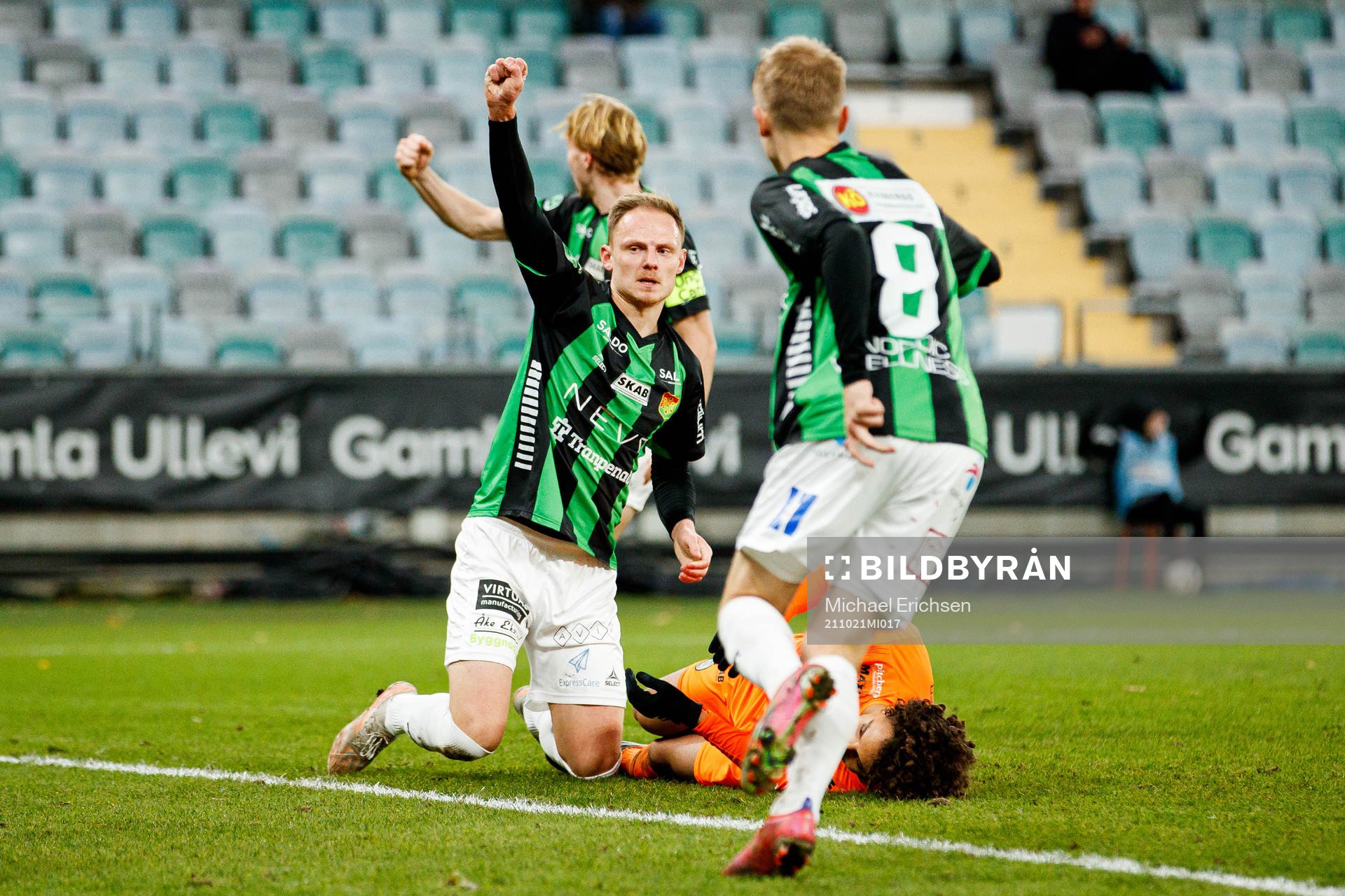 GAIS Simon Alexandersson jublar