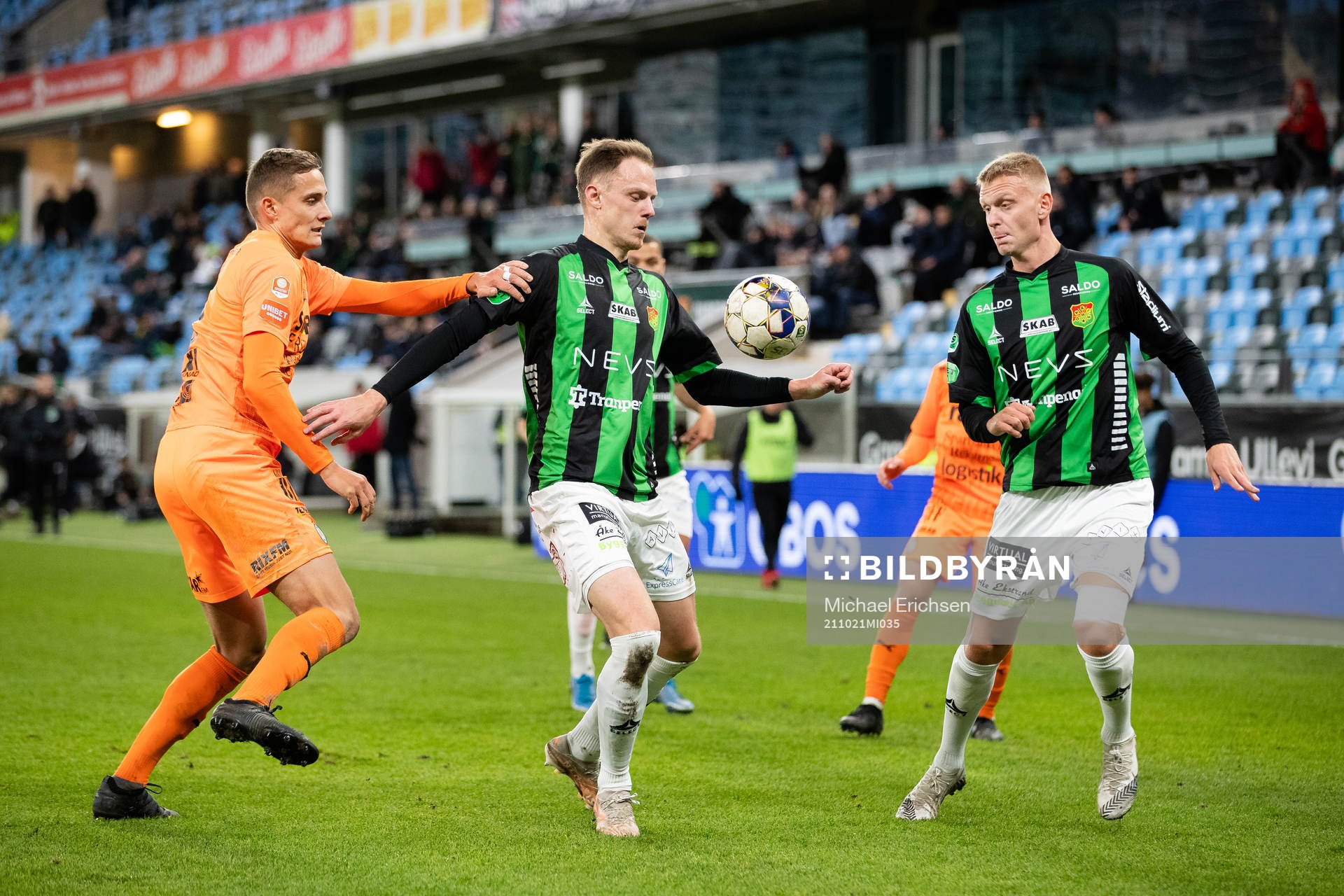 AFC Eskilstunas Pontus Rödin mot GAIS Simon Alexandersson