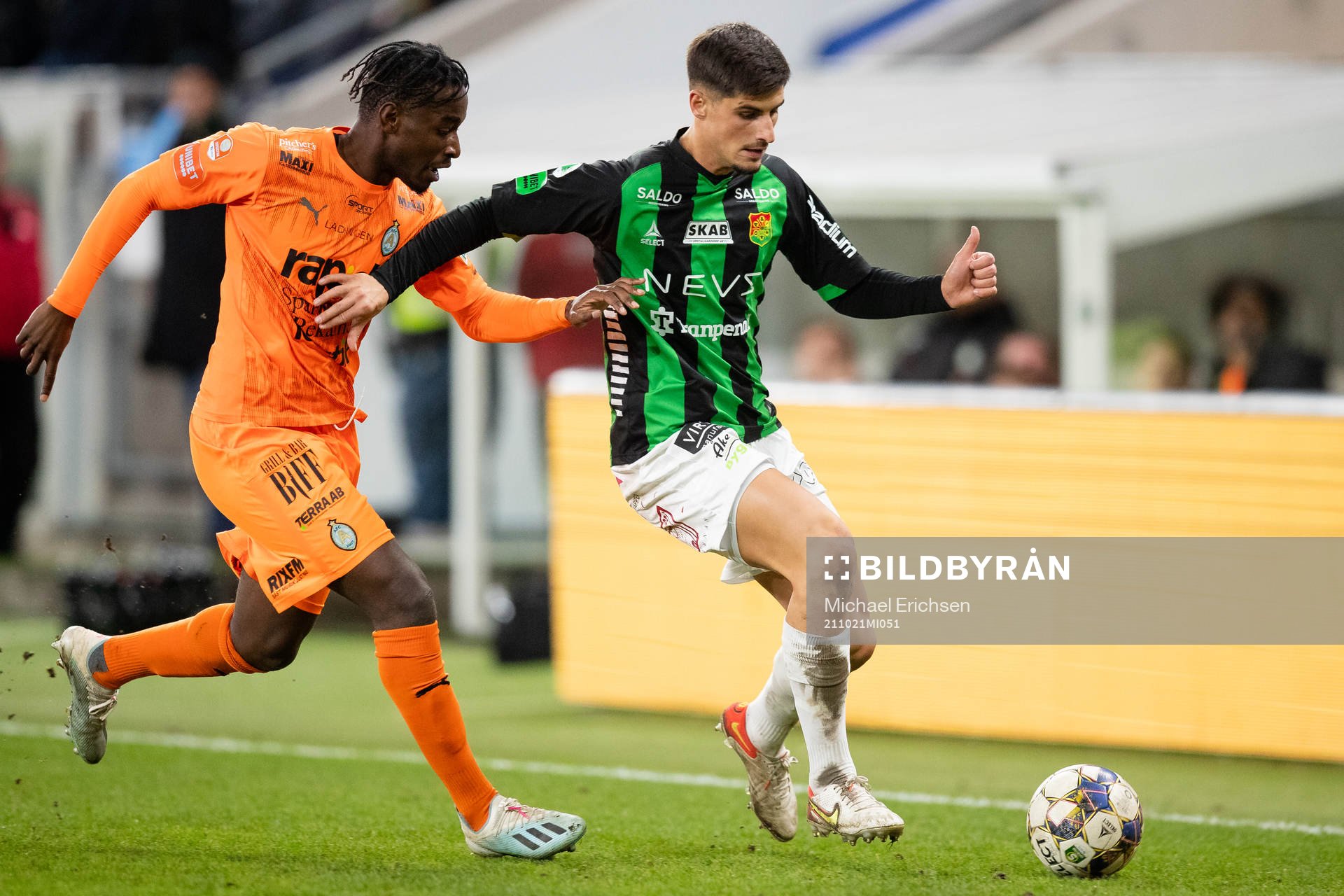 AFC Eskilstunas York Rafael och GAIS Emin Grozdanic