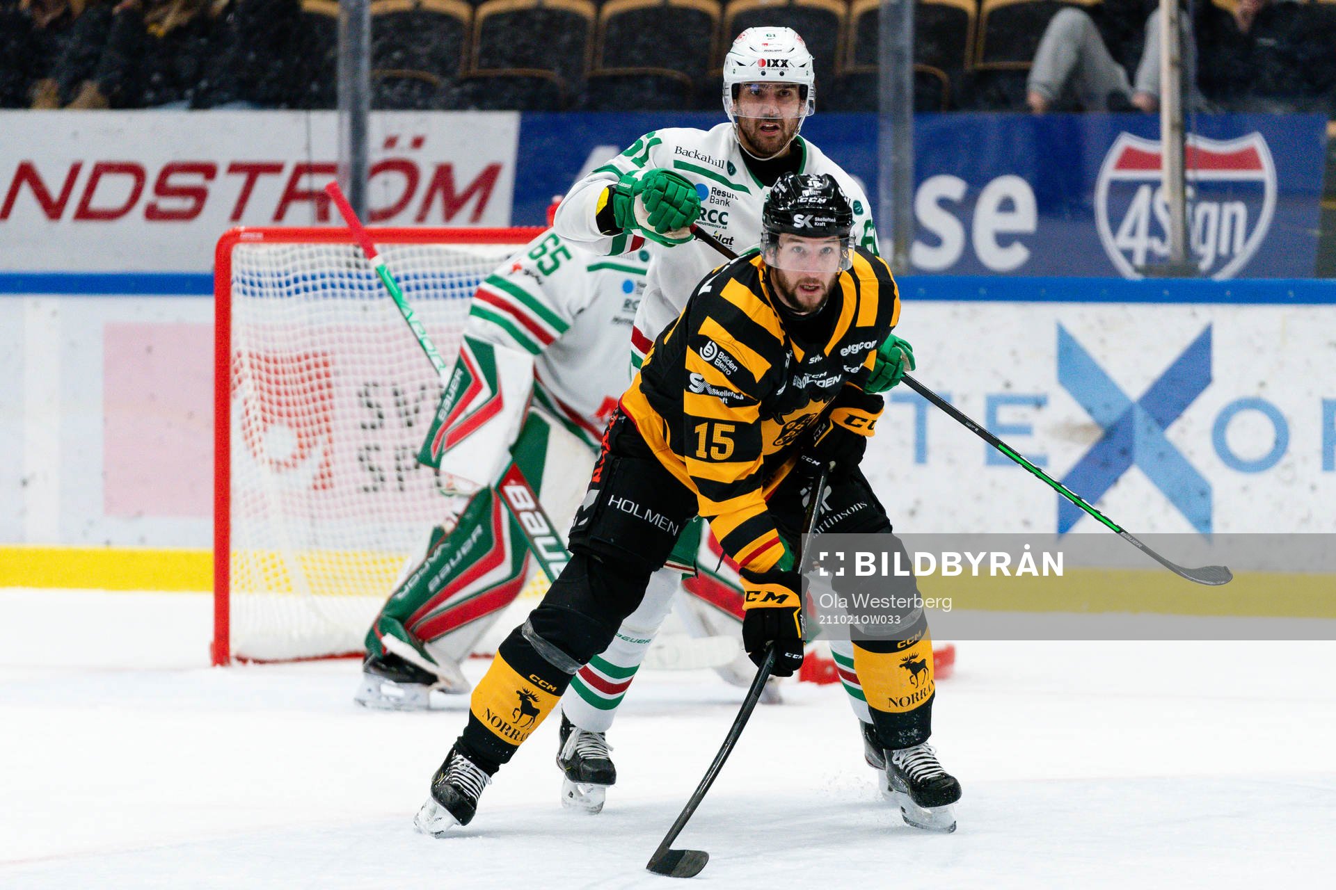 Skellefteås Melker Karlsson och Rögles Ludvig Larsson