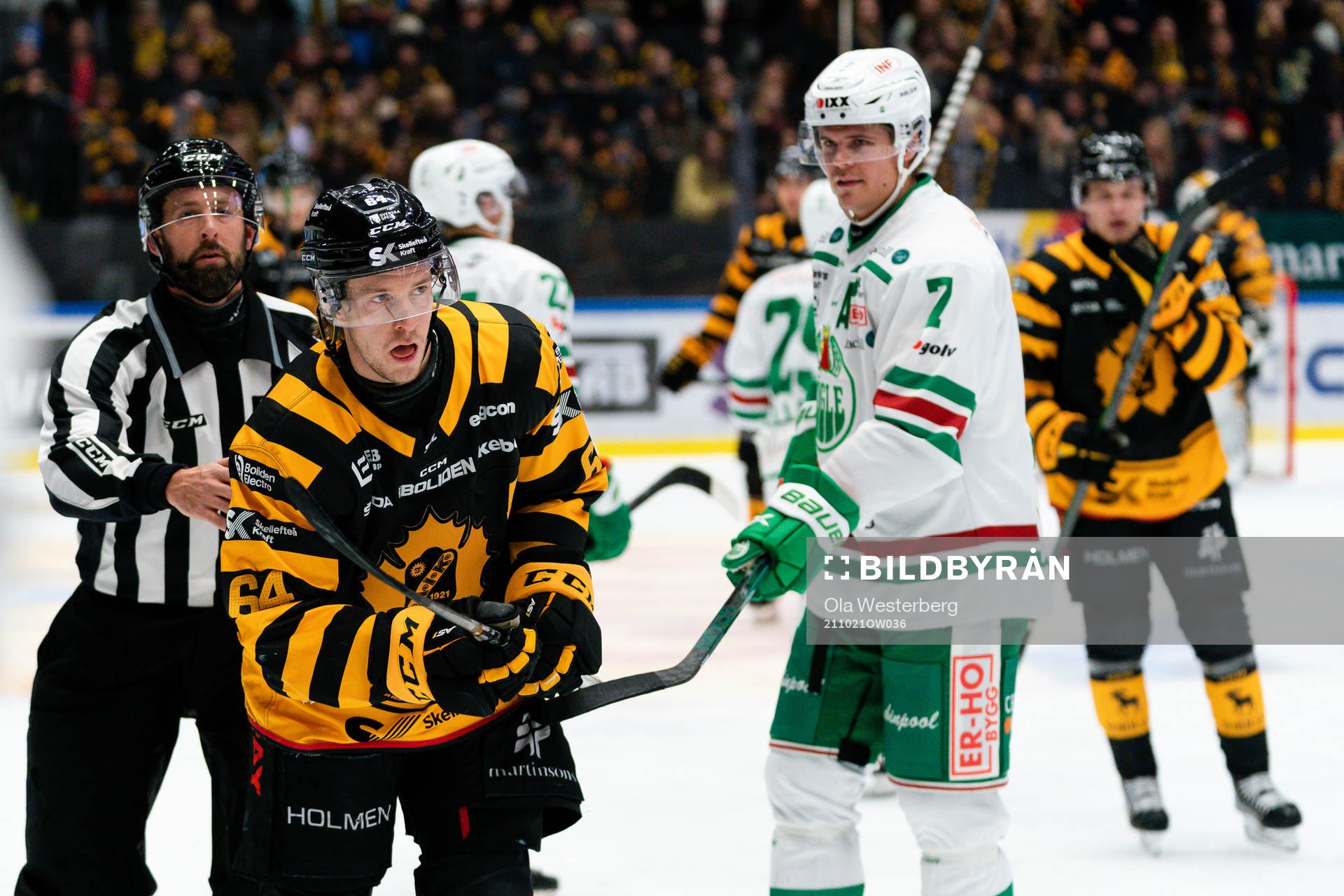 Skellefteås Jonathan Pudas och Rögles Erlend Lesund