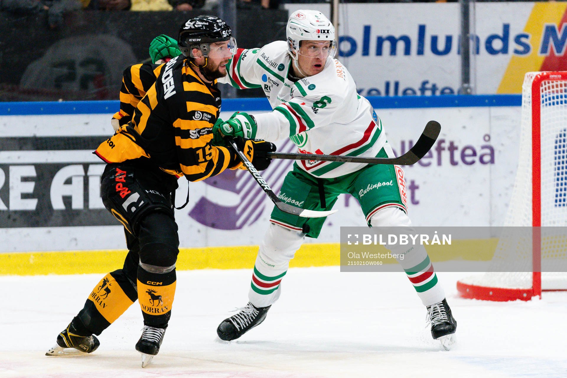 Skellefteås Melker Karlsson och Rögles Tony Sund