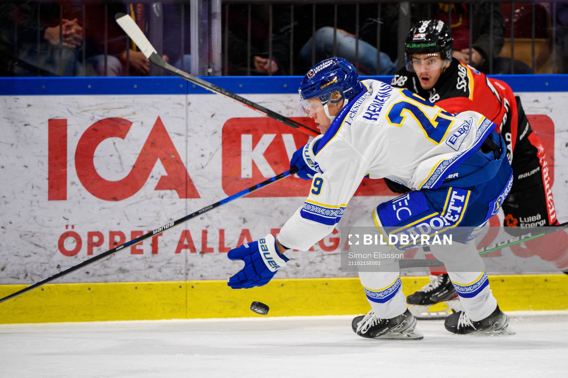 Leksands Emil Heineman och Luleås Isac Brännström