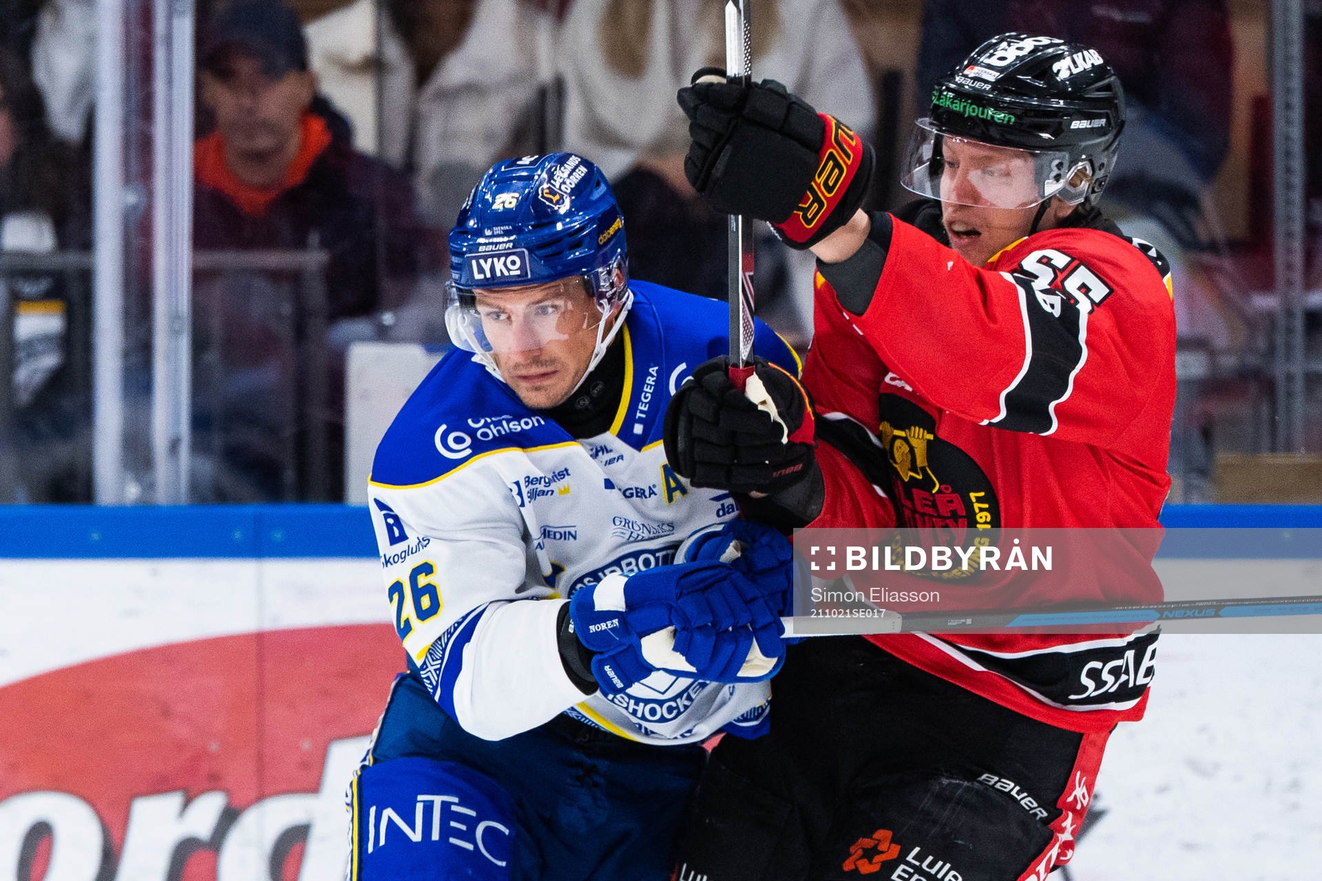 Leksands Patrik Norén och Luleås Vilmos Gallo
