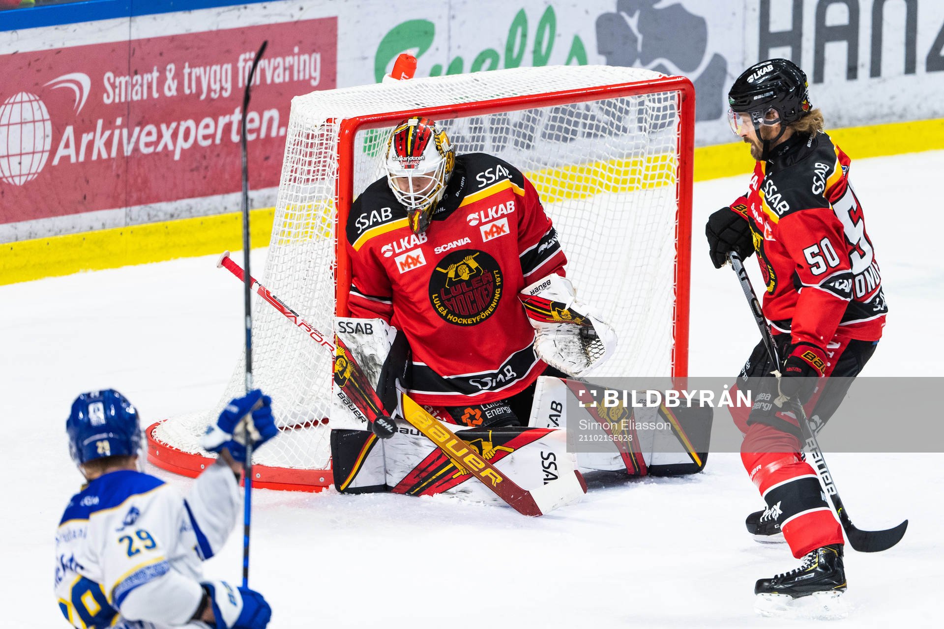 Luleås målvakt Jesper Wallstedt