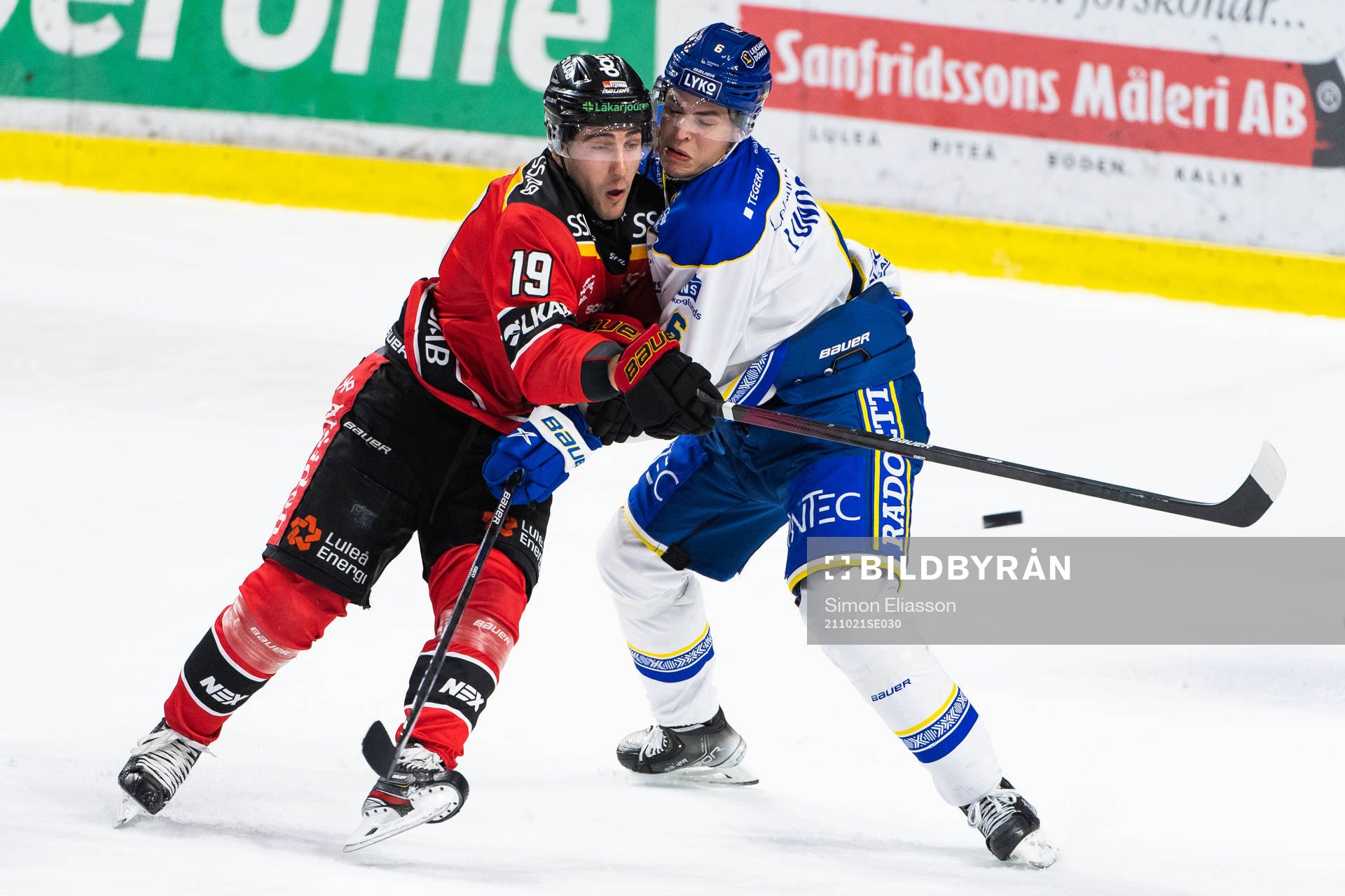 Luleås Konstantin Komarek och Leksands Alexander Lundqvist