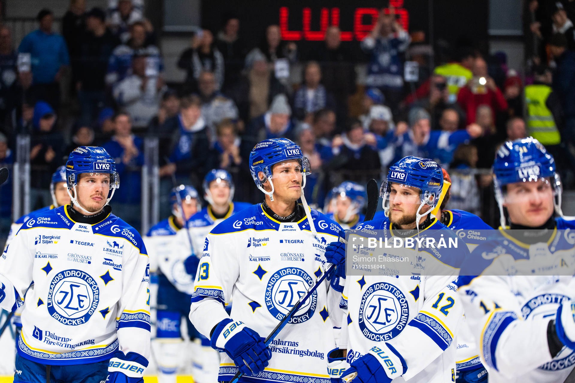 Leksands Jon Knuts, Fredrik Forsberg jublar med lagkamrater