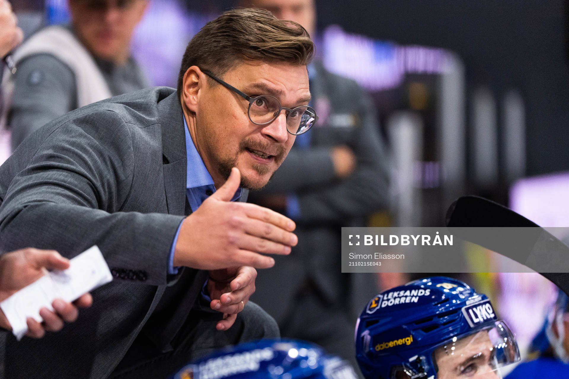 Leksands tränare Björn Hellkvist