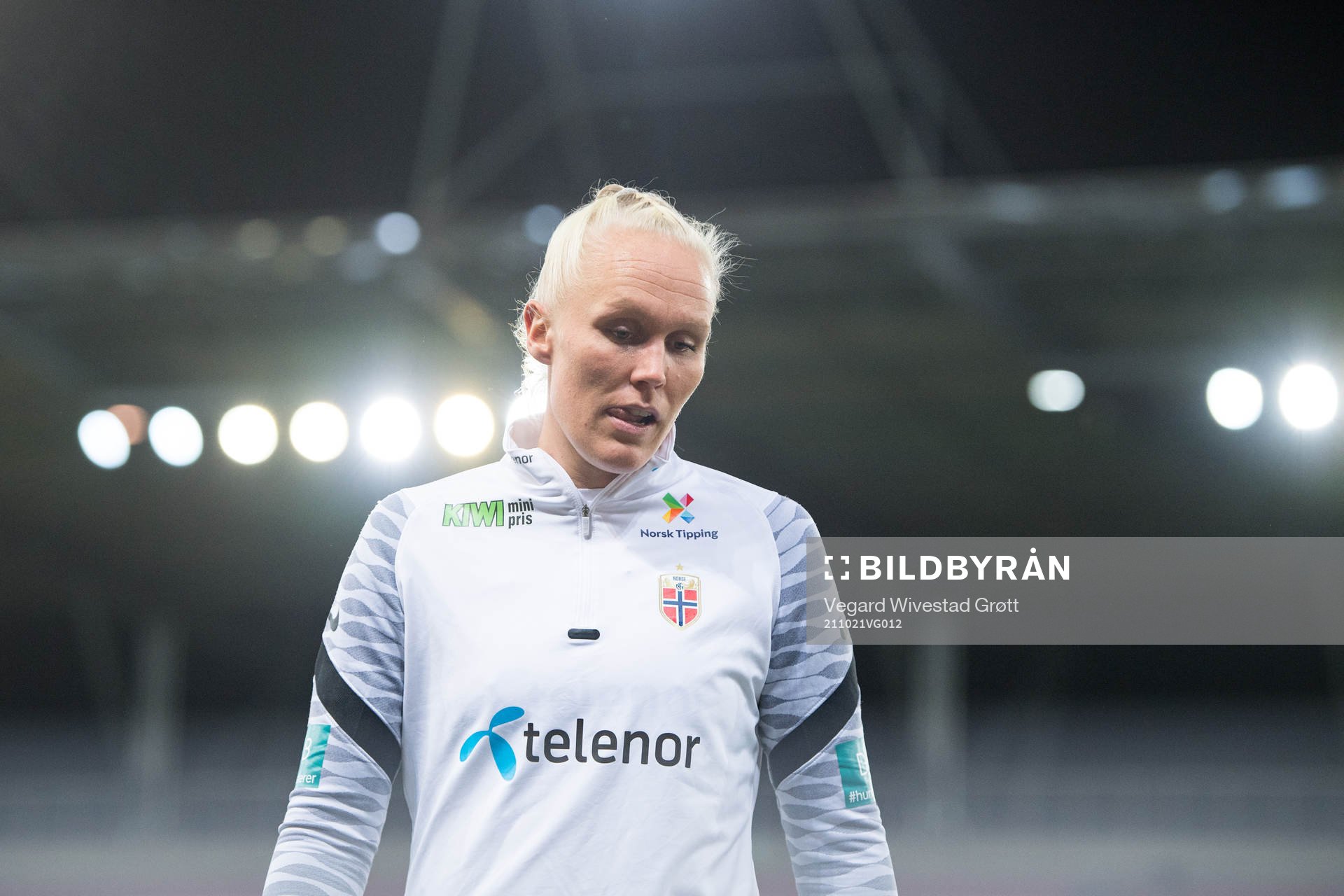 Maria Thorisdottir of Norway prior to the FIFA Women's