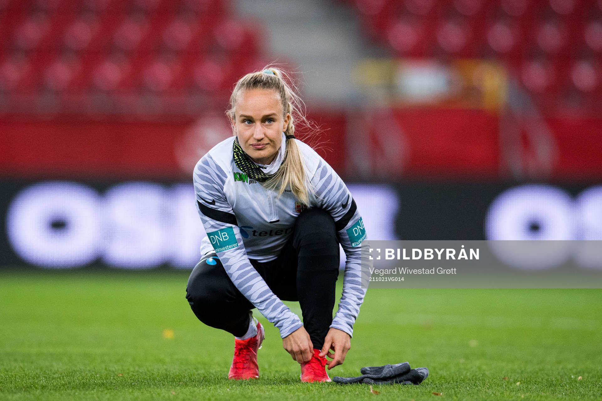 Maria Olsvik of Norway prior to the FIFA Women's World Cup
