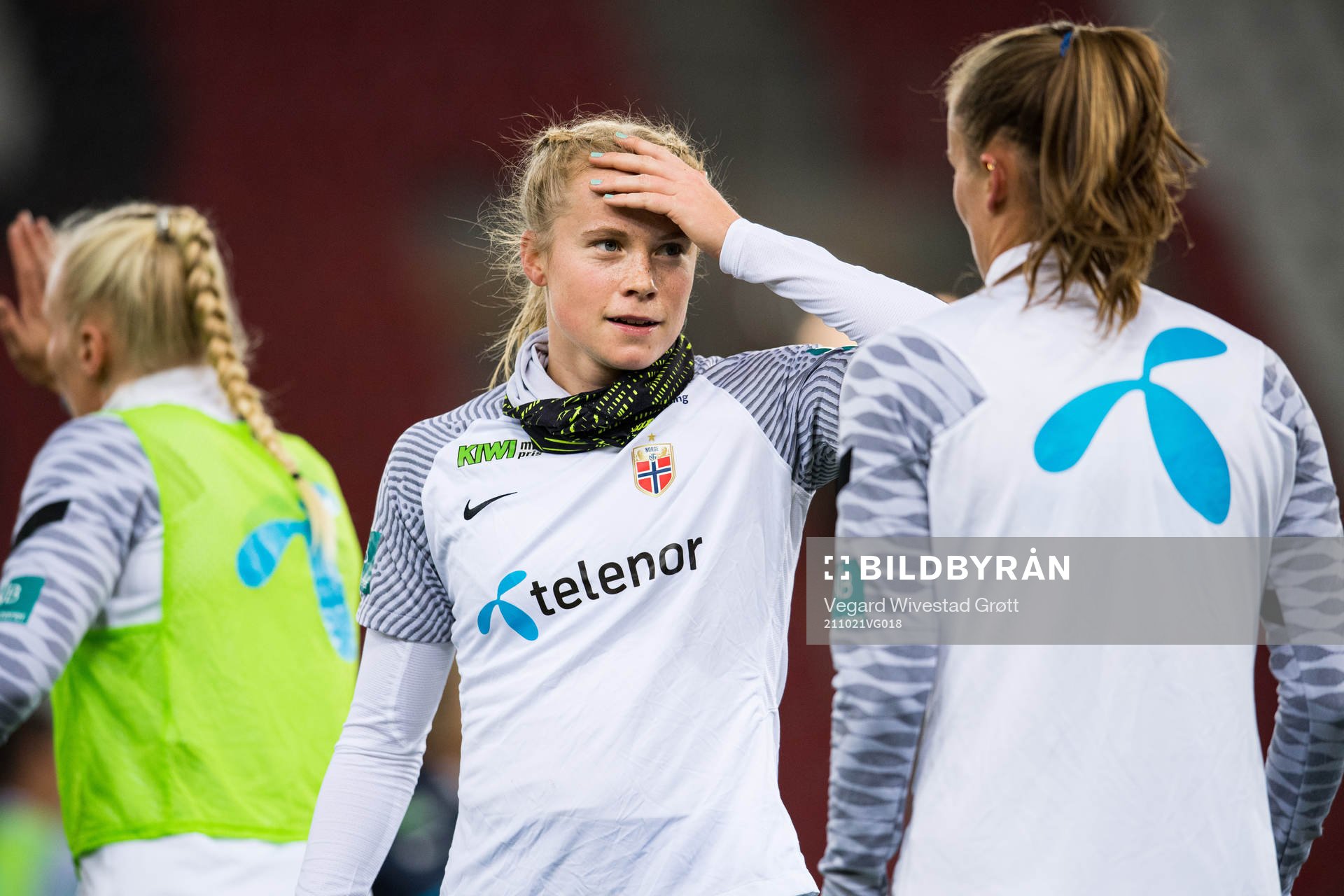 Julie Blakstad of Norway prior to the FIFA Women's World