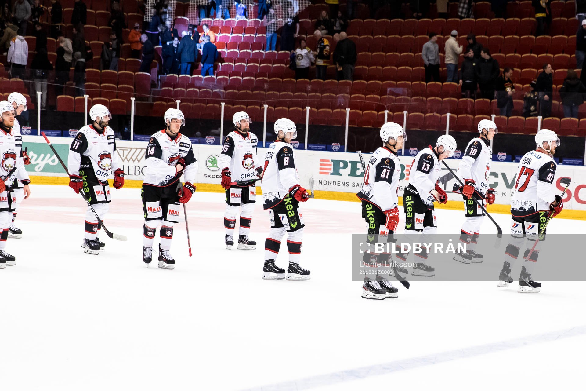 Malmö Redhawks spelarna deppar