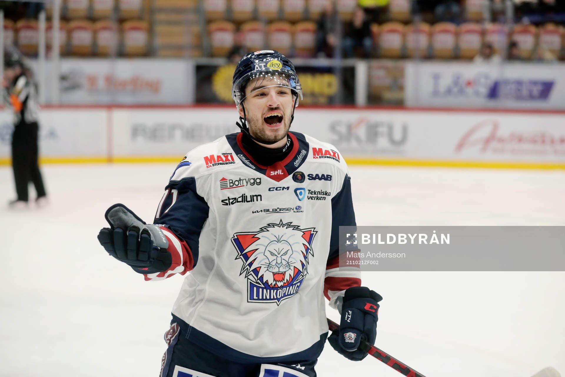 Linköpings Robert Lantosi jublar