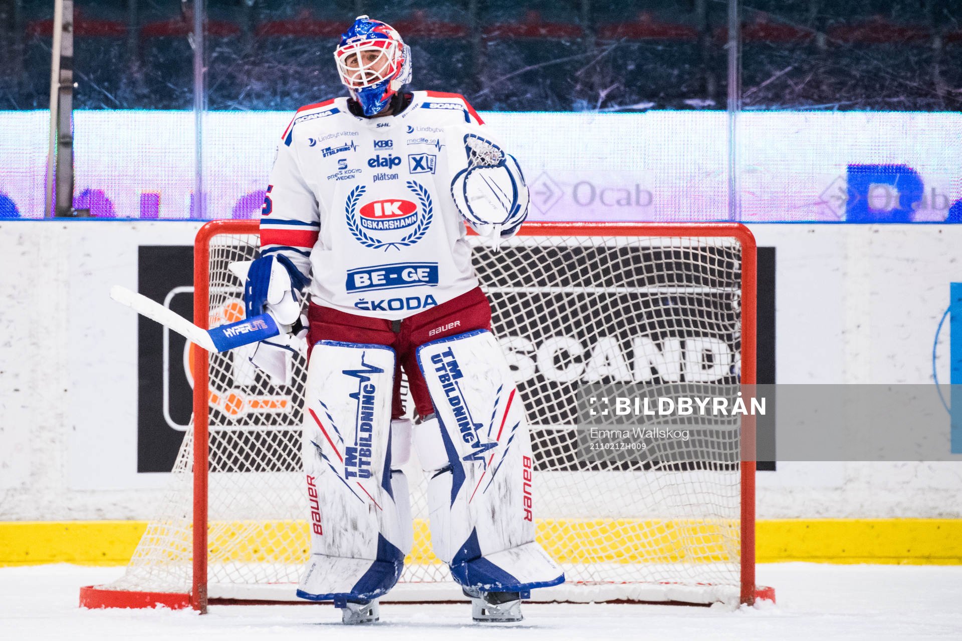 Oskarshamns målvakt Tim Juel