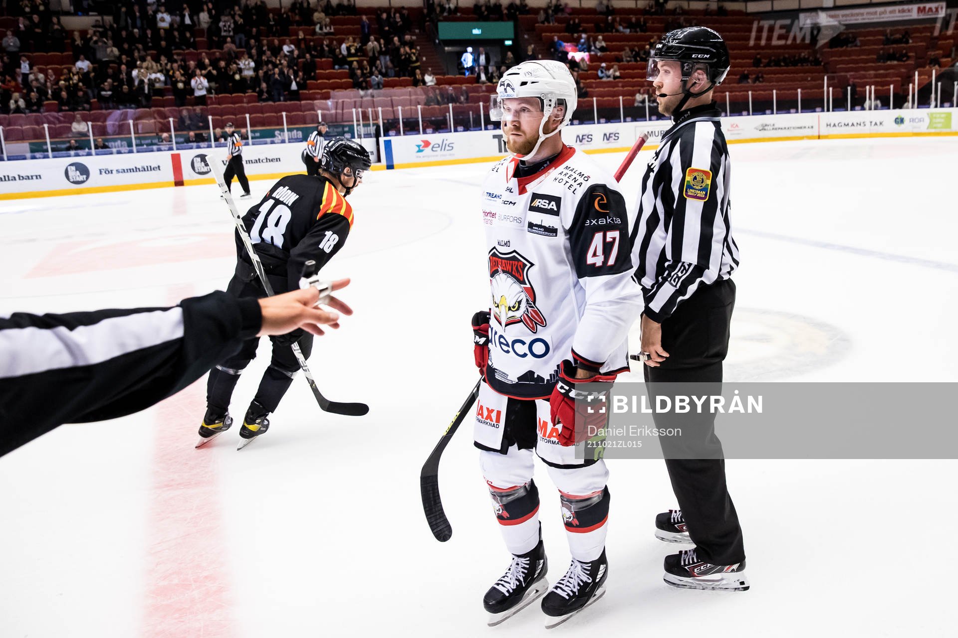 Malmö Redhawks Joakim Ryan deppar