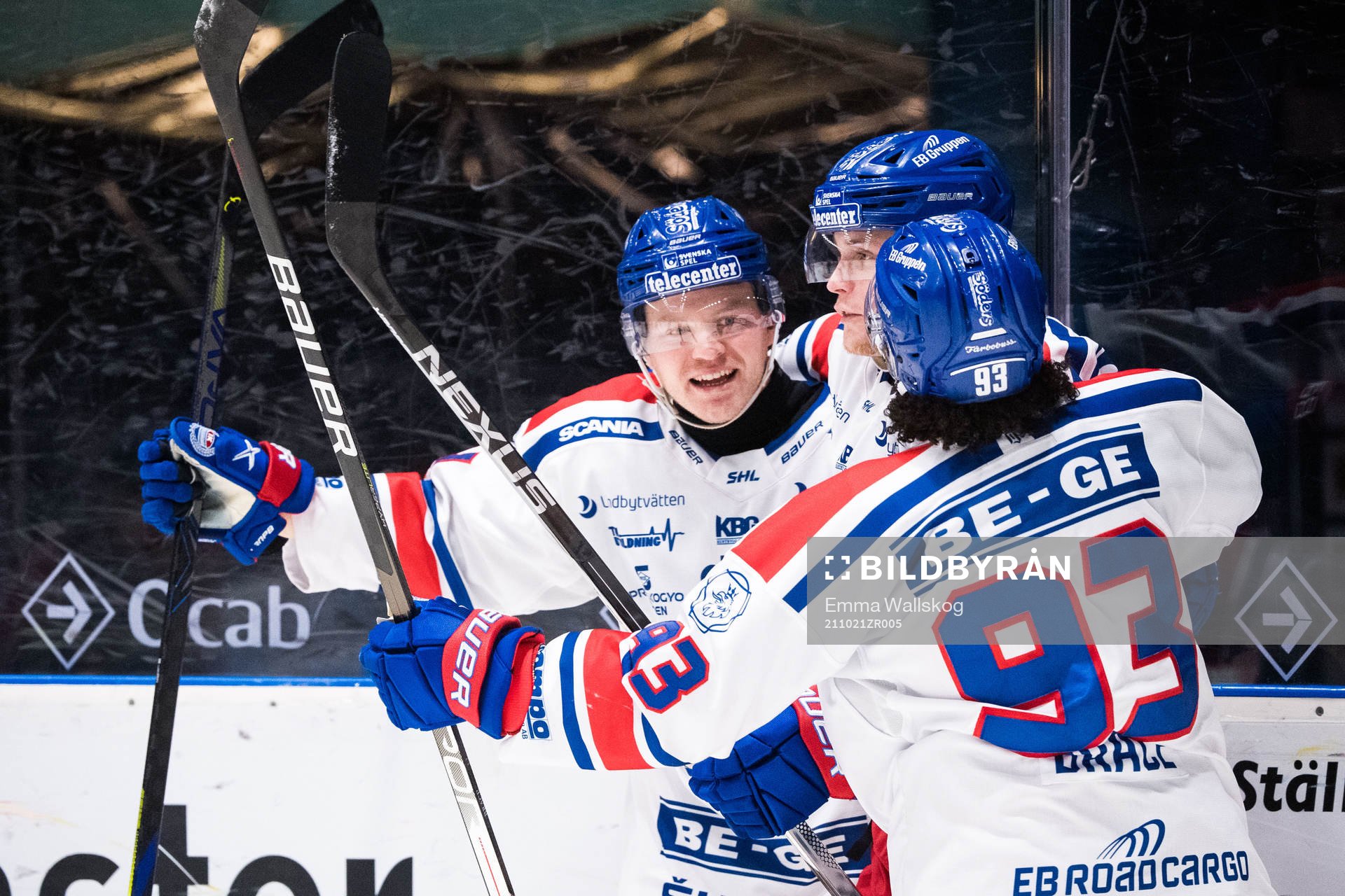 Oskarshamns Johan Johnsson, John Dahlström och Cameron