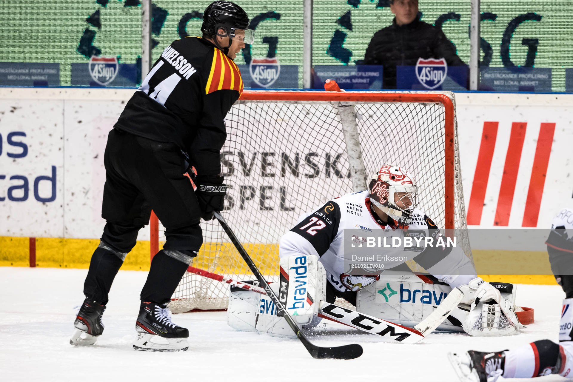 Malmö Redhawks målvakt Daniel Marmenlind