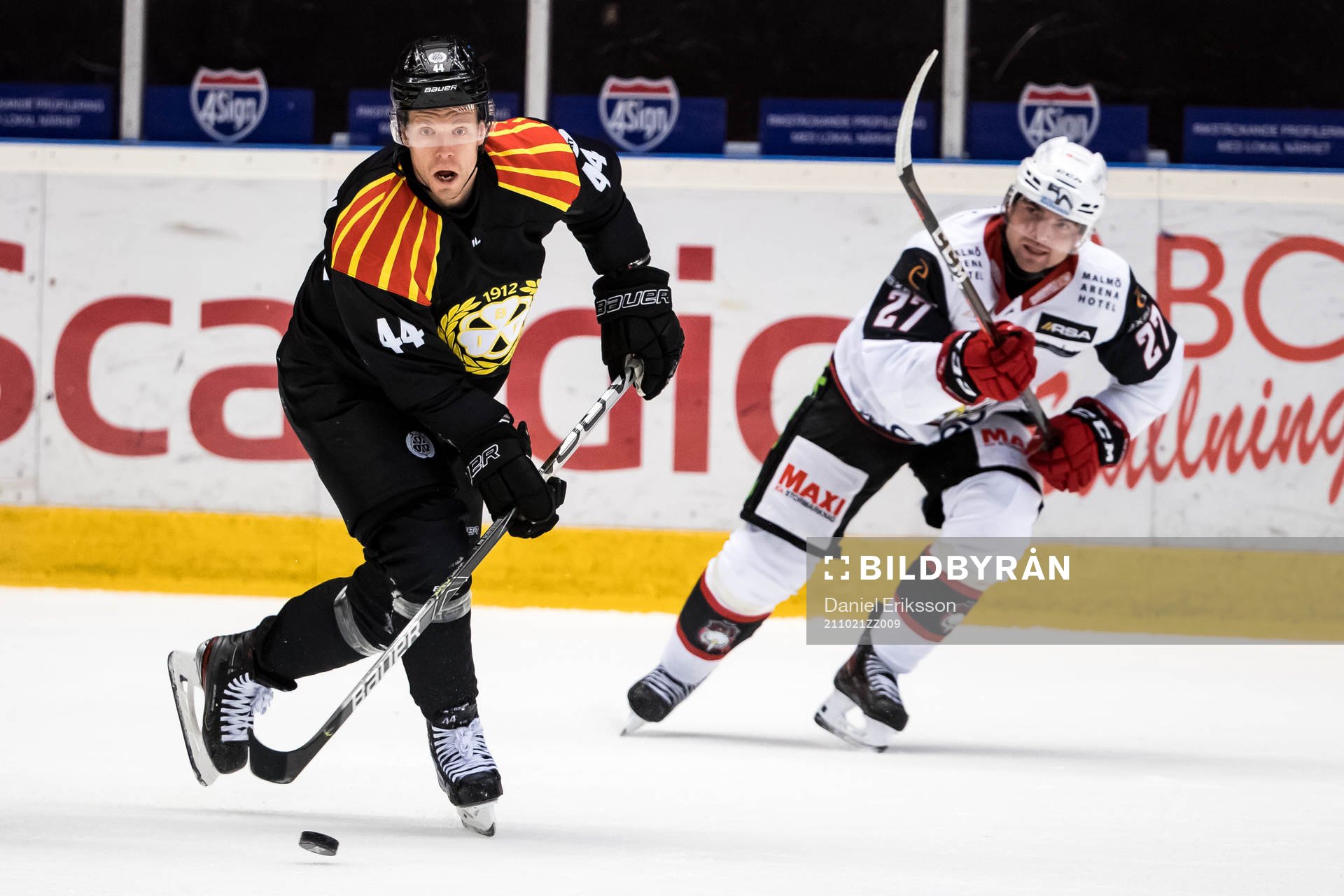 Brynäs Nicklas Danielsson och Malmö Redhawks Ponthus