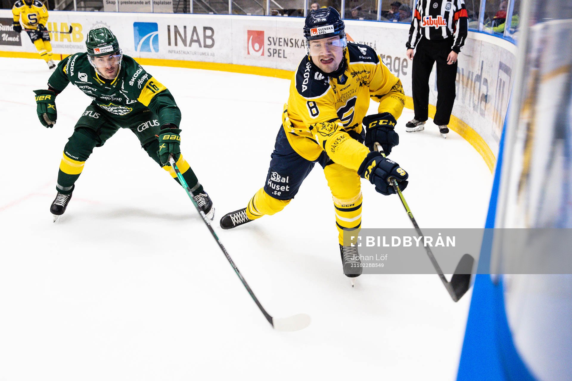 Björklövens Félix Girard och Södertäljes Alexander