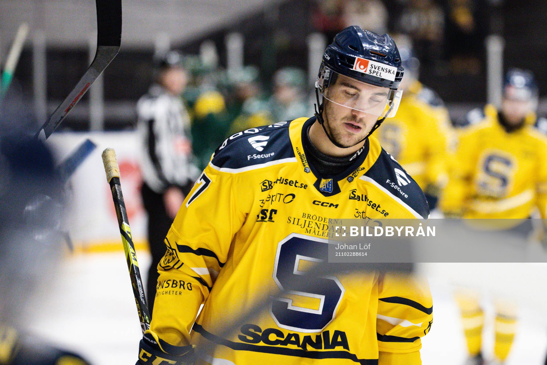 Södertäljes Jonatan Harju deppar