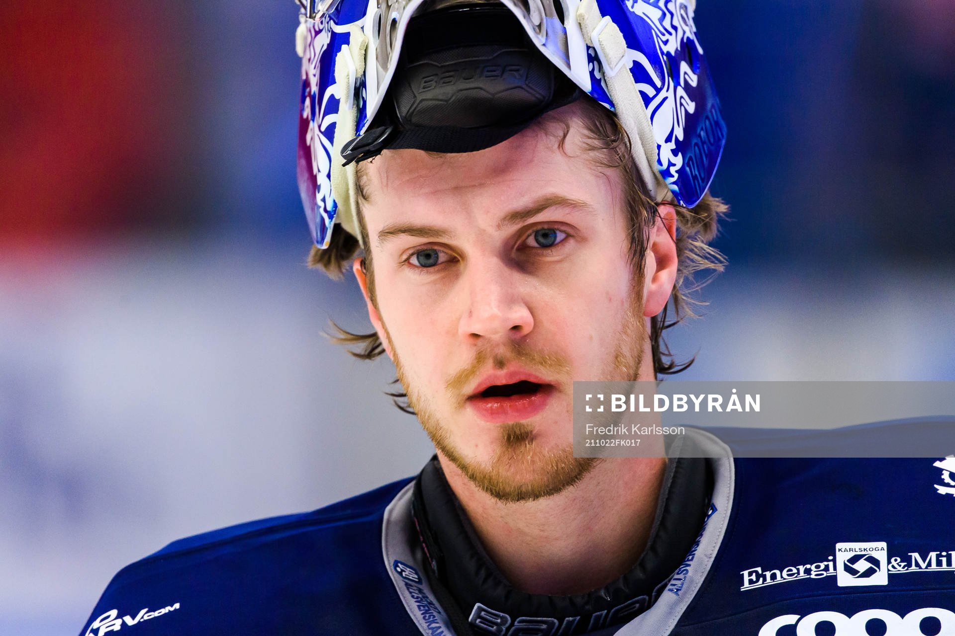 Karlskogas målvakt Marcus Hellgren