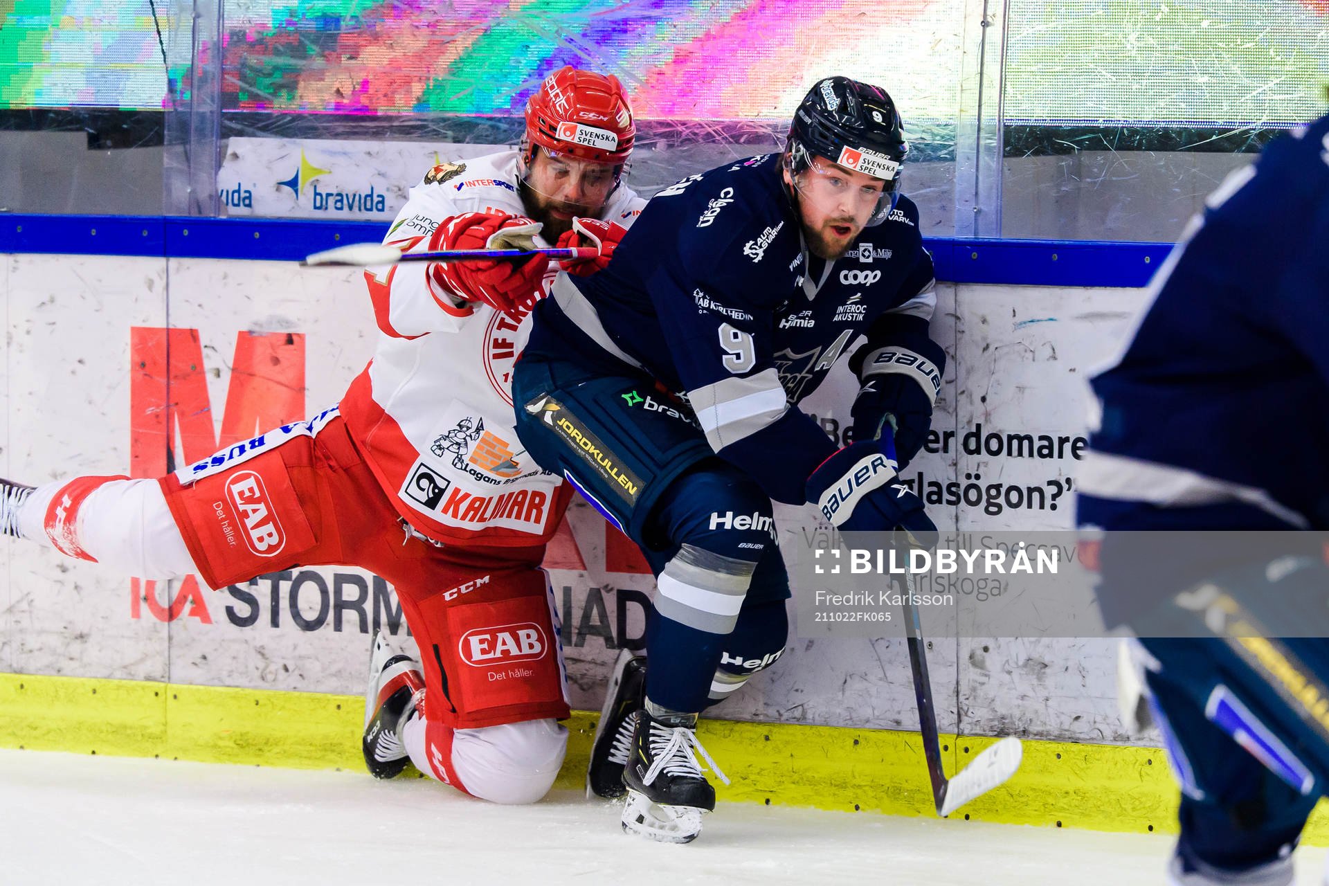 Troja-Ljungbys  Tobias Törnkvist och Karlskogas Gustaf