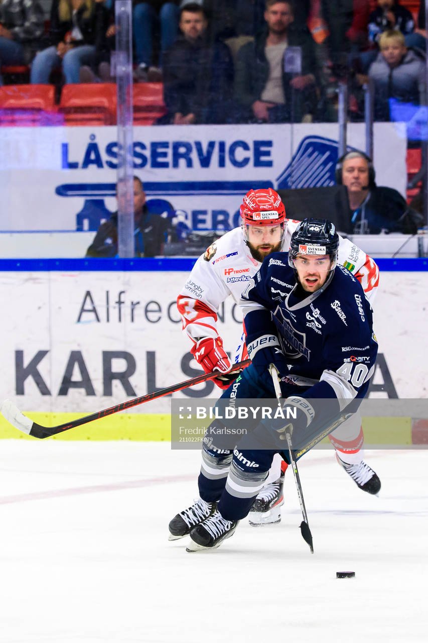 Troja-Ljungbys  Tobias Törnkvist och Karlskogas Kalle