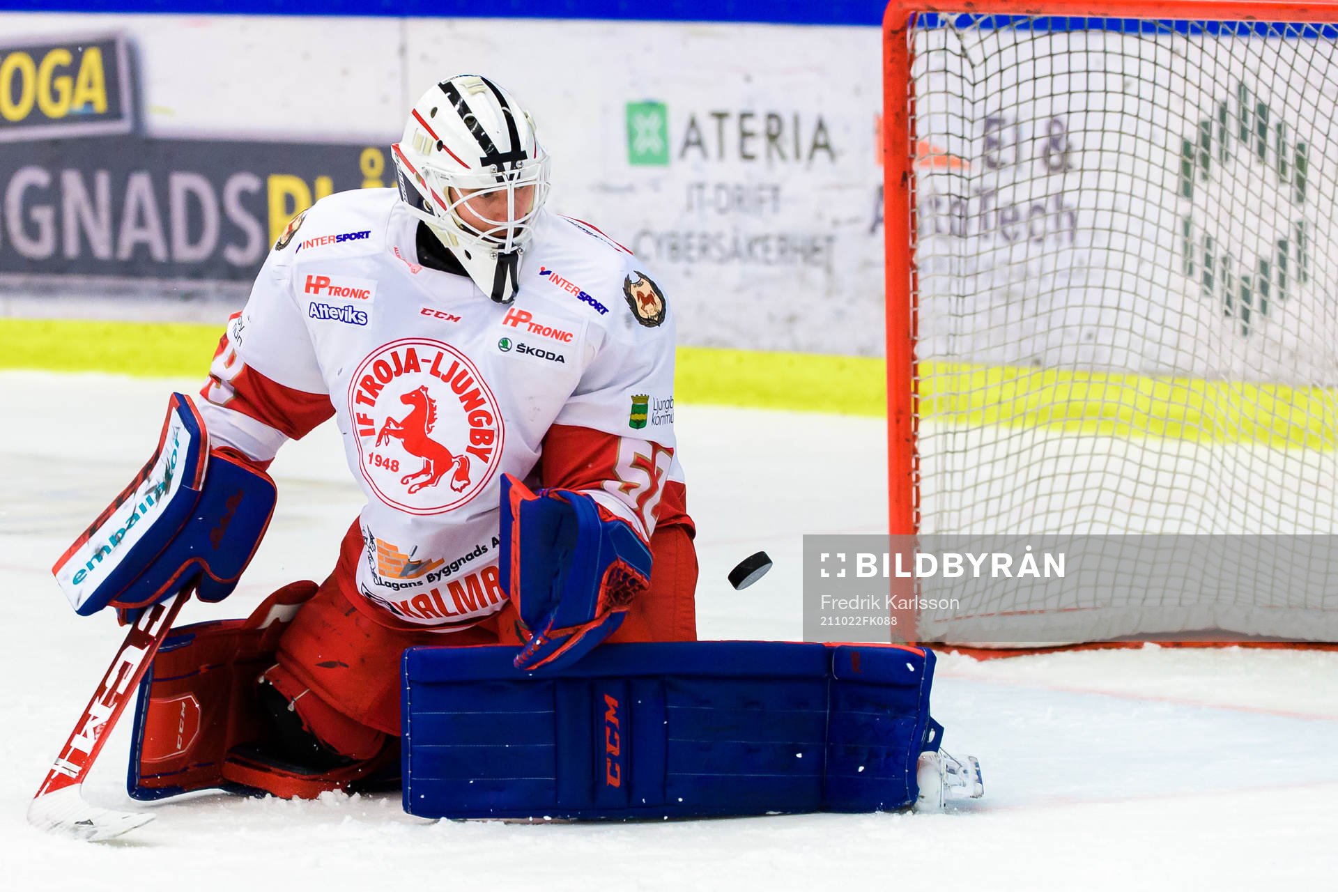 Troja-Ljungbys  Troja-Ljungbys målvakt Anton Svensson
