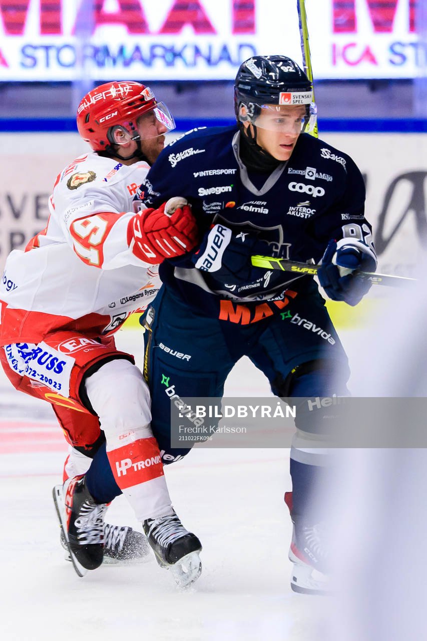 Troja-Ljungbys  Victor Romfors och Karlskogas Hugo