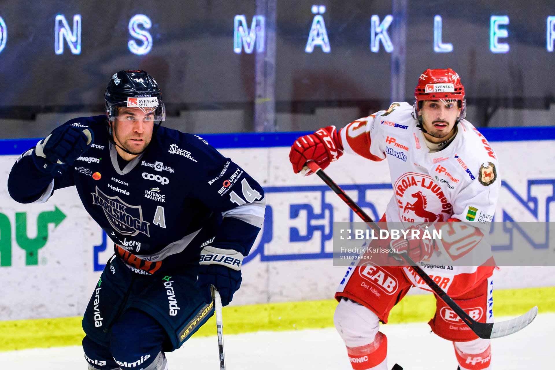Karlskogas Henrik Björklund och Troja-Ljungbys  Kevin