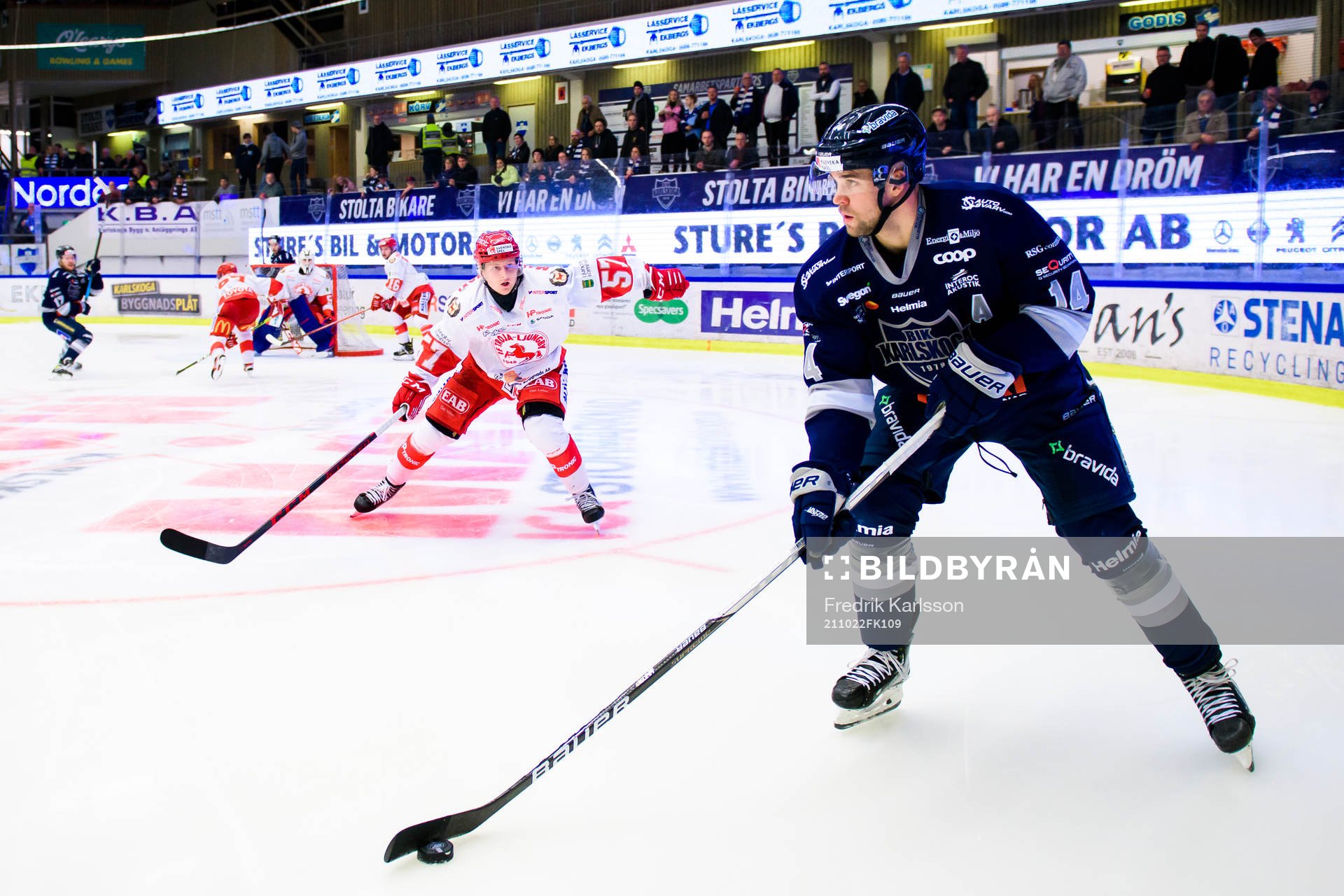 Troja-Ljungbys  Calle Ehrnberg och Karlskogas Henrik