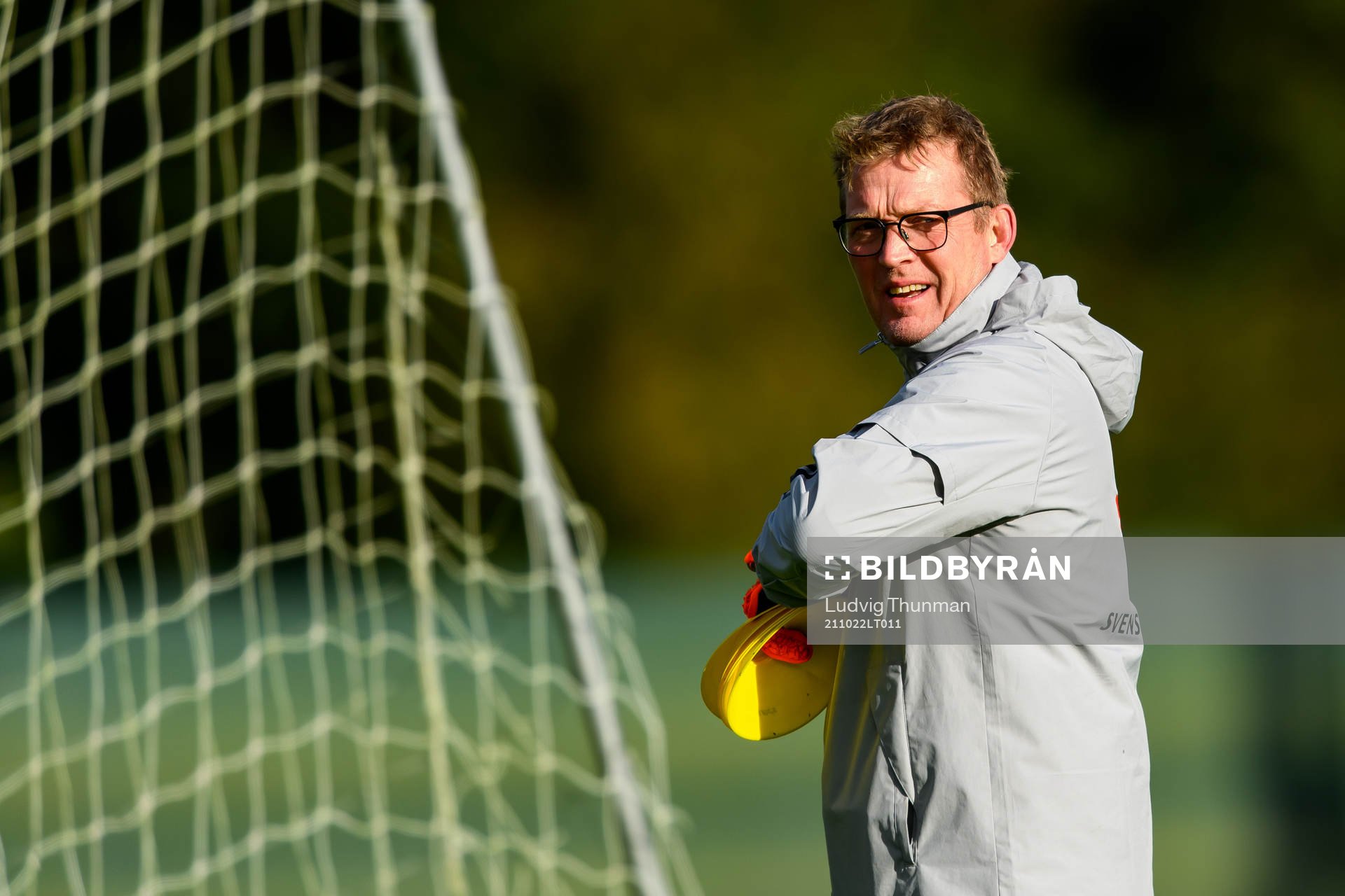 Leif Troedsson, goalkeeper coach of the Swedish women's