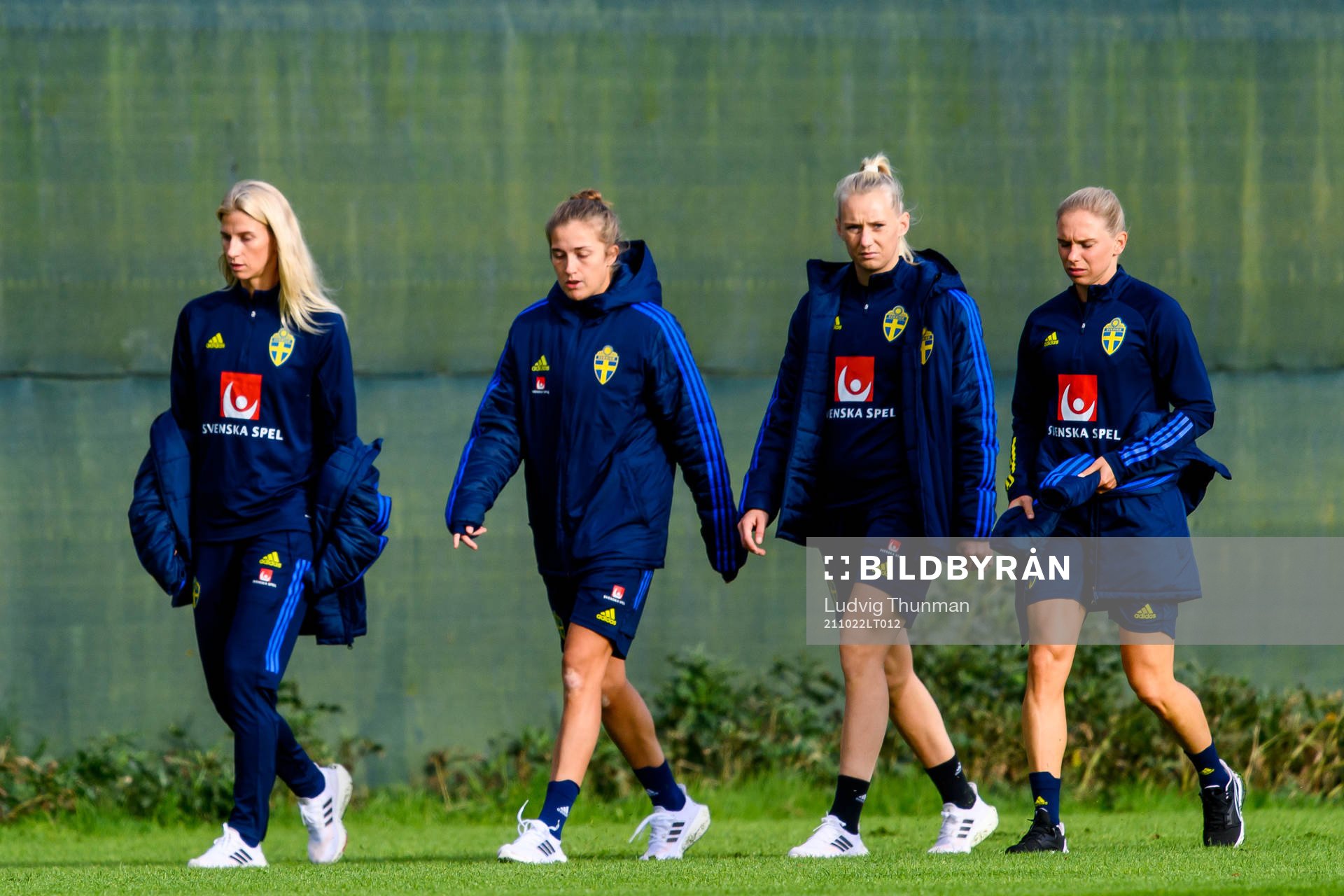 Sofia Jakobsson, Filippa Angeldahl, Stina Blackstenius and